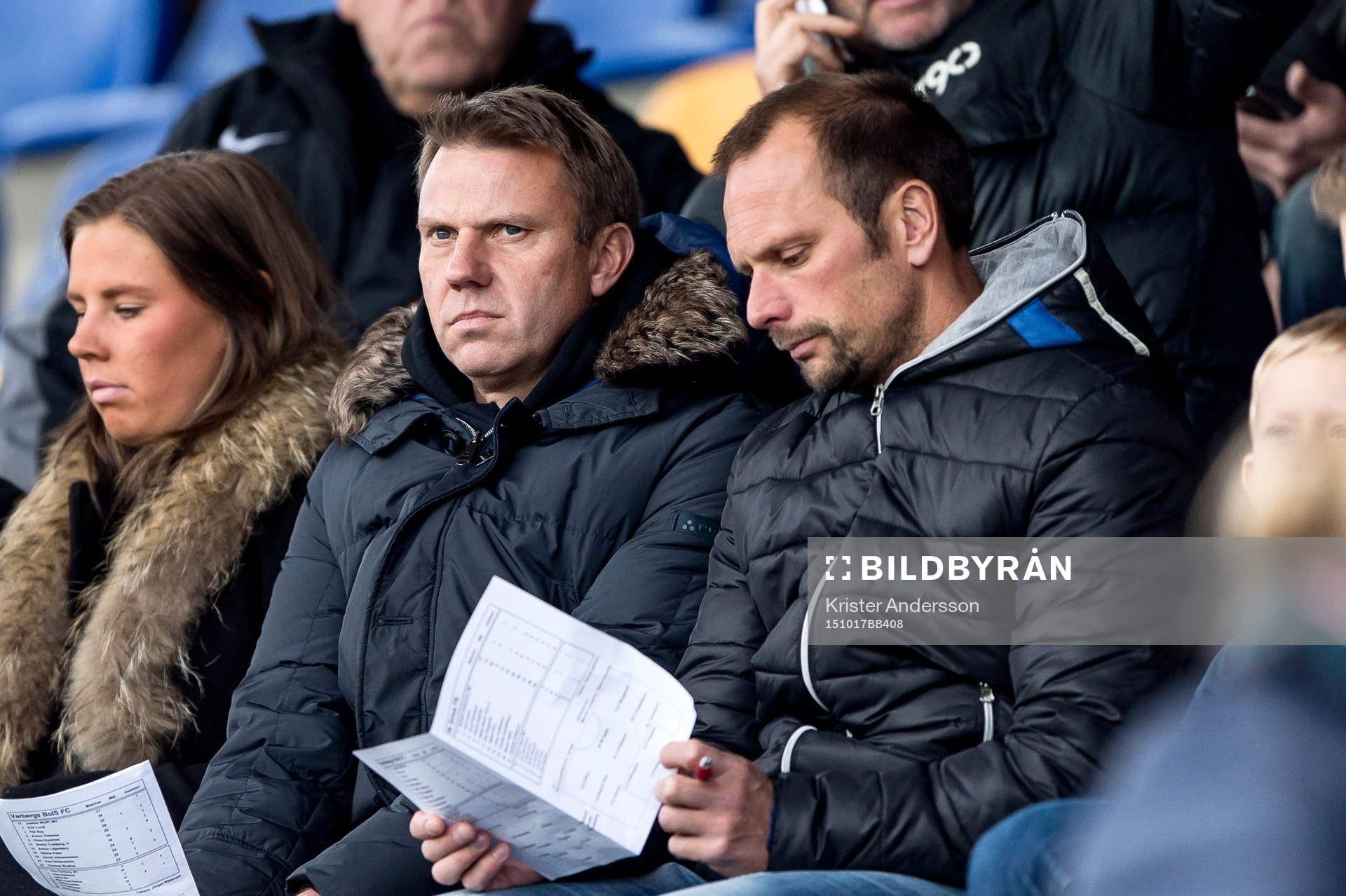 Falkenbergs tränare Hans Eklund och assisterande tränare