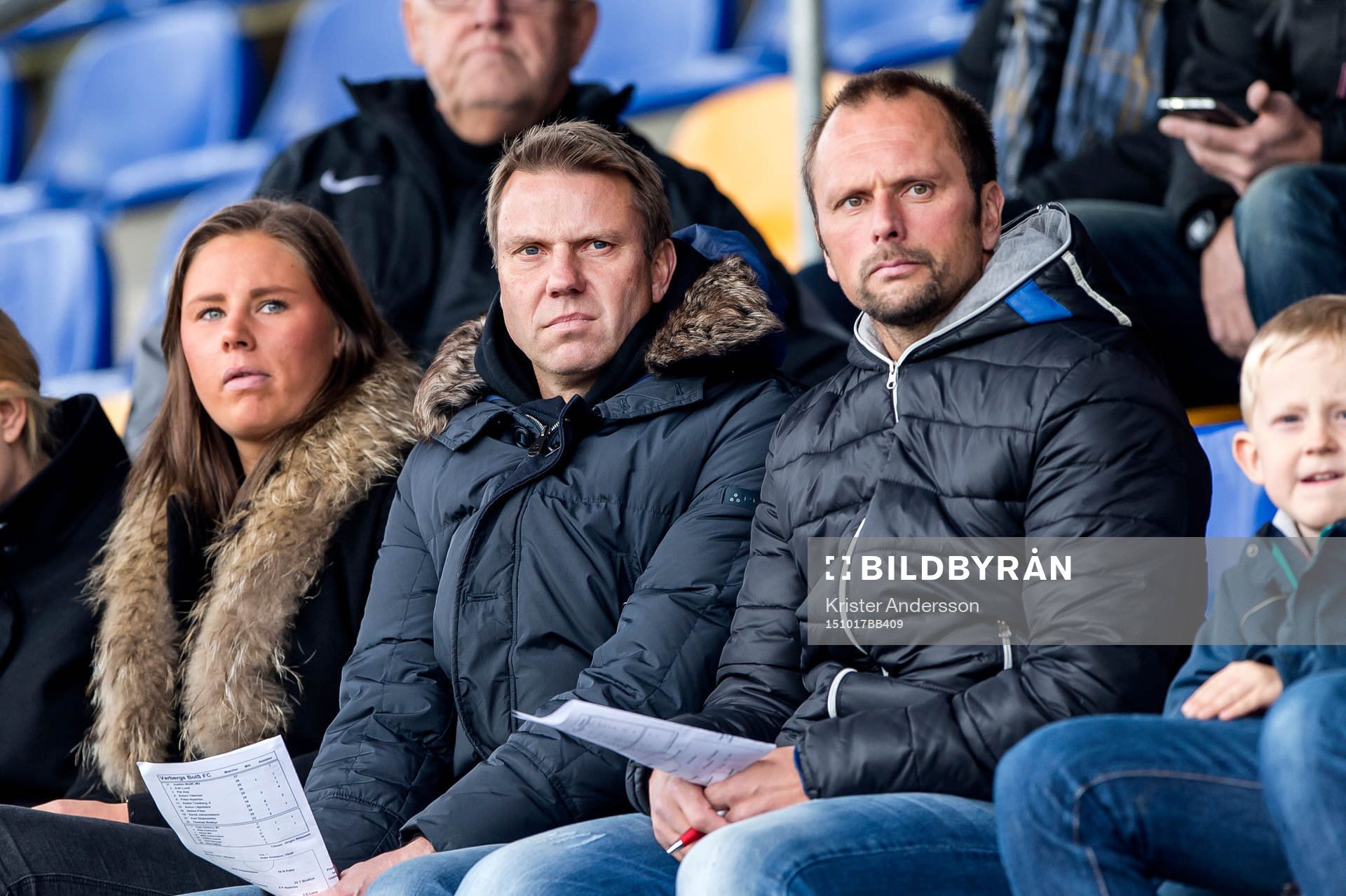 Falkenbergs tränare Hans Eklund och assisterande tränare