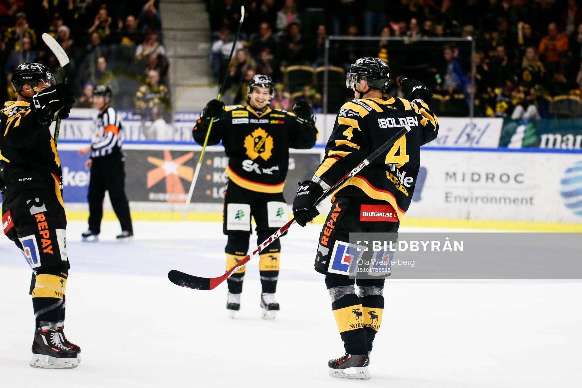 Skellefteås Tim Heed jublar