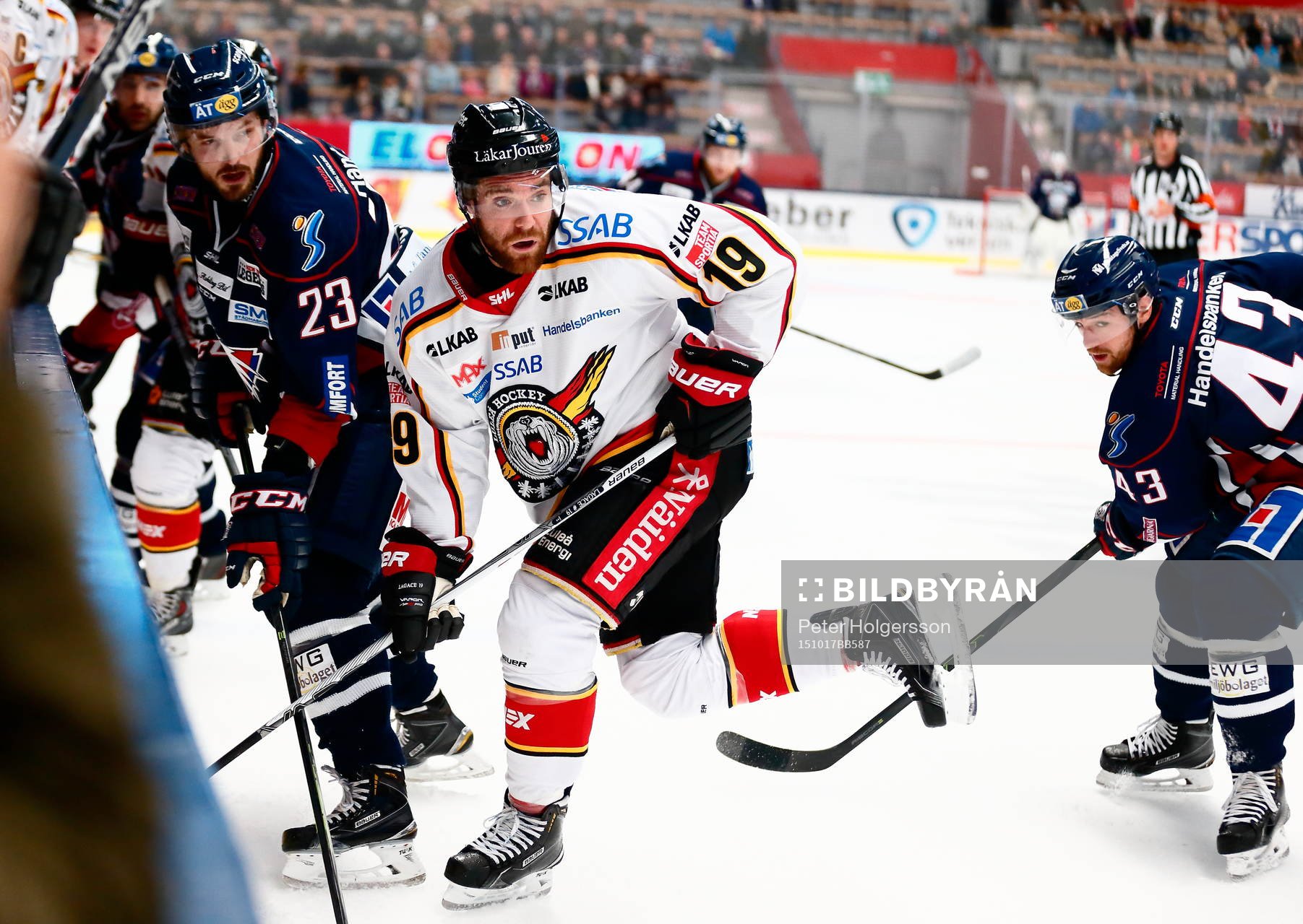 Linköpings Niklas Persson, Luleås Jacob Lagacé,