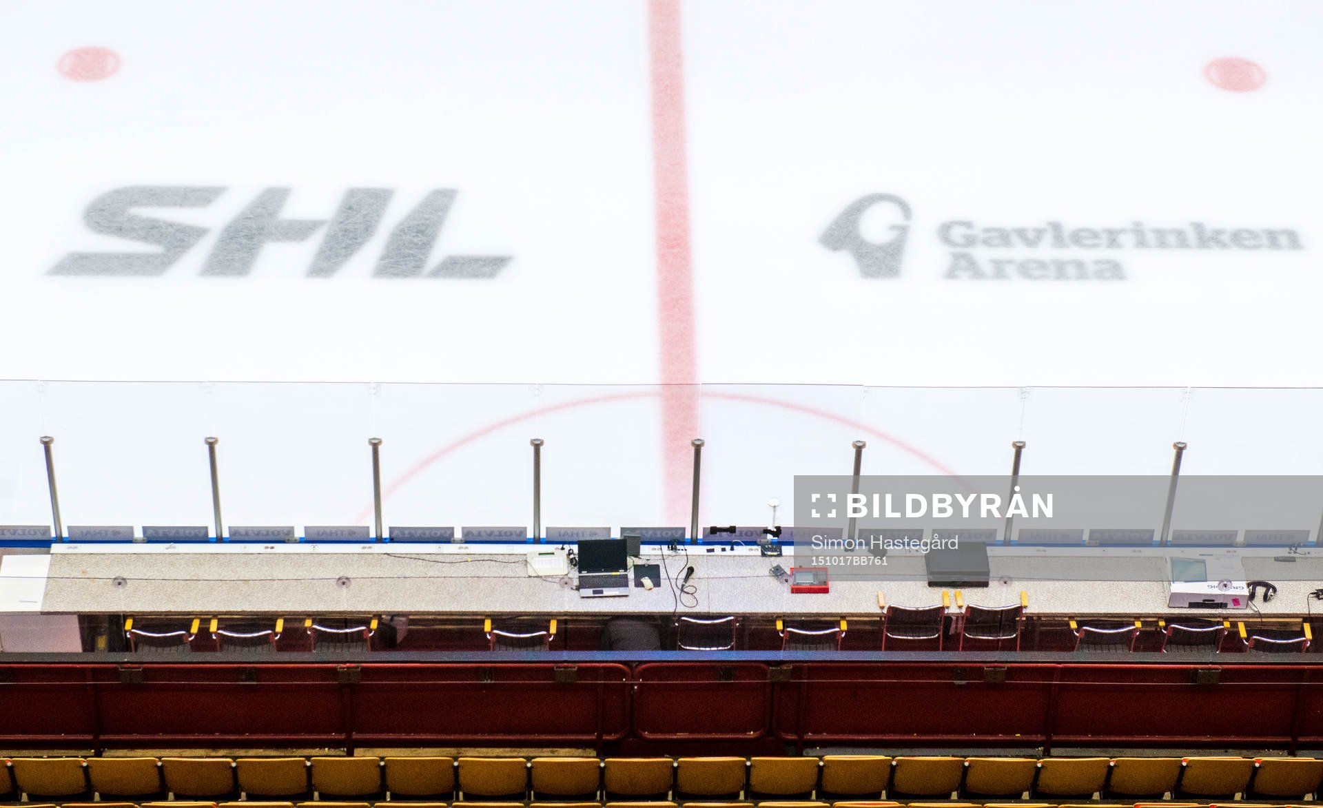 Sekretariatet inne på Gavlerinken Arena före