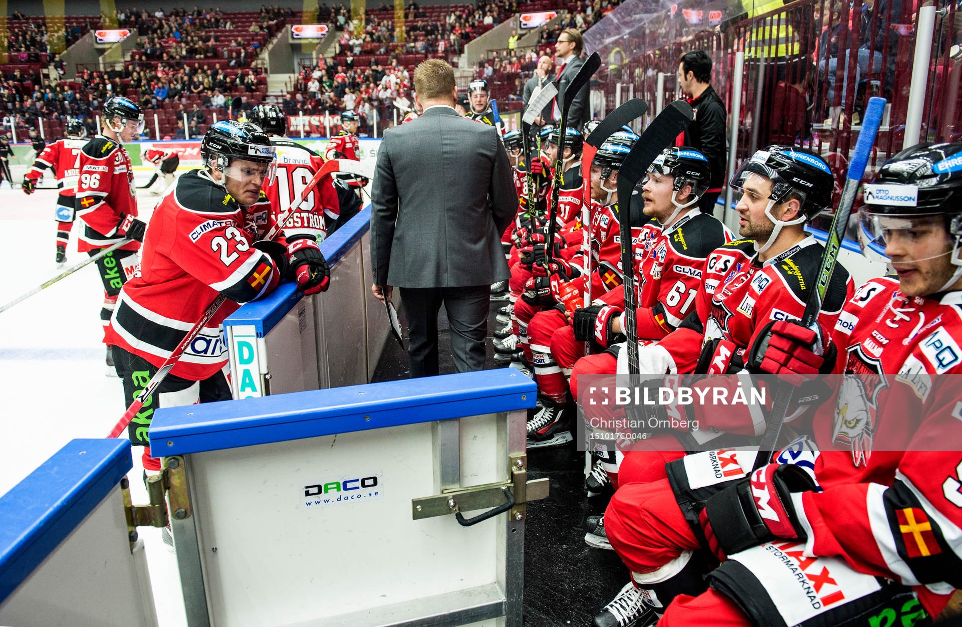 Malmö Redhawks spelar i båset