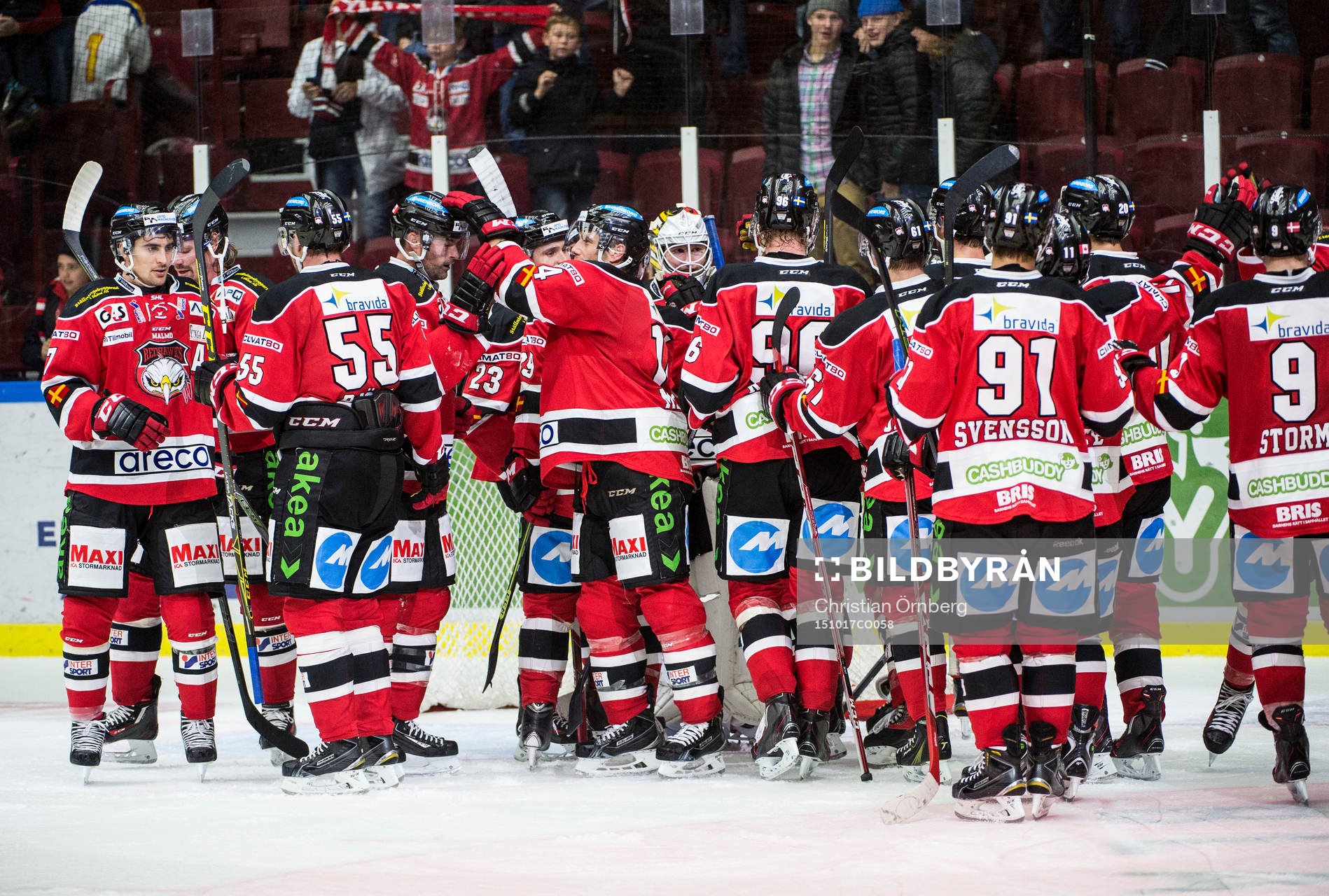 Jubel i Malmö Redhawks