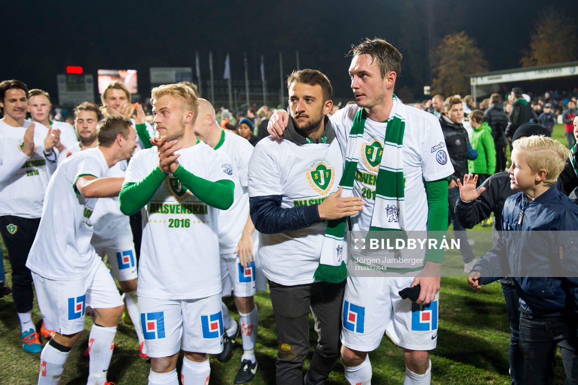 Jönköpings Sebastian Holmkvist, Robert Gojani och Daryl
