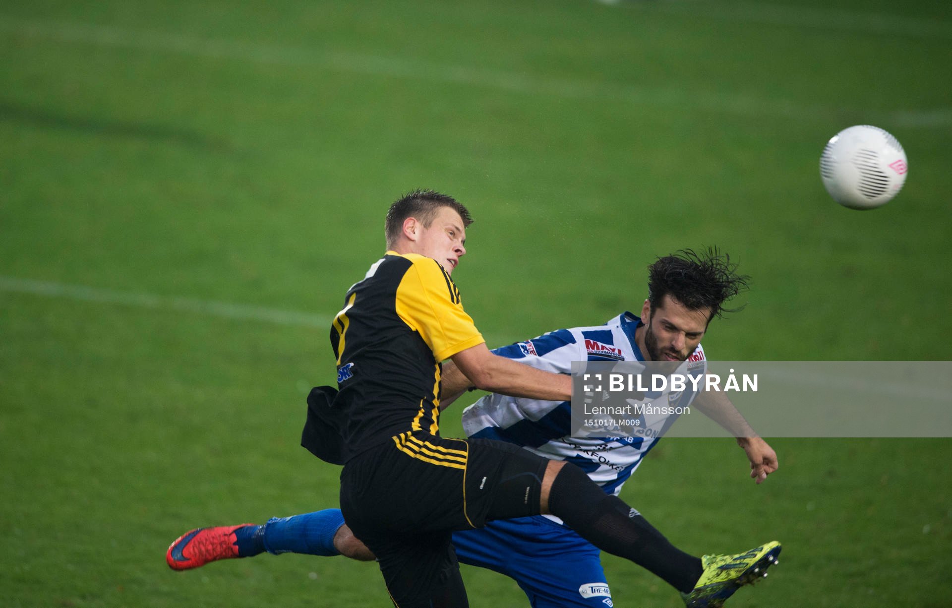 IFK Hässleholms Niklas Jönsson i kvalmatchen till