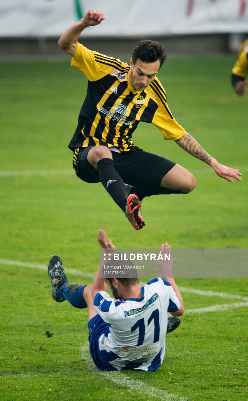 i kvalmatchen till division 2 mellan IFK Trelleborg och IFK