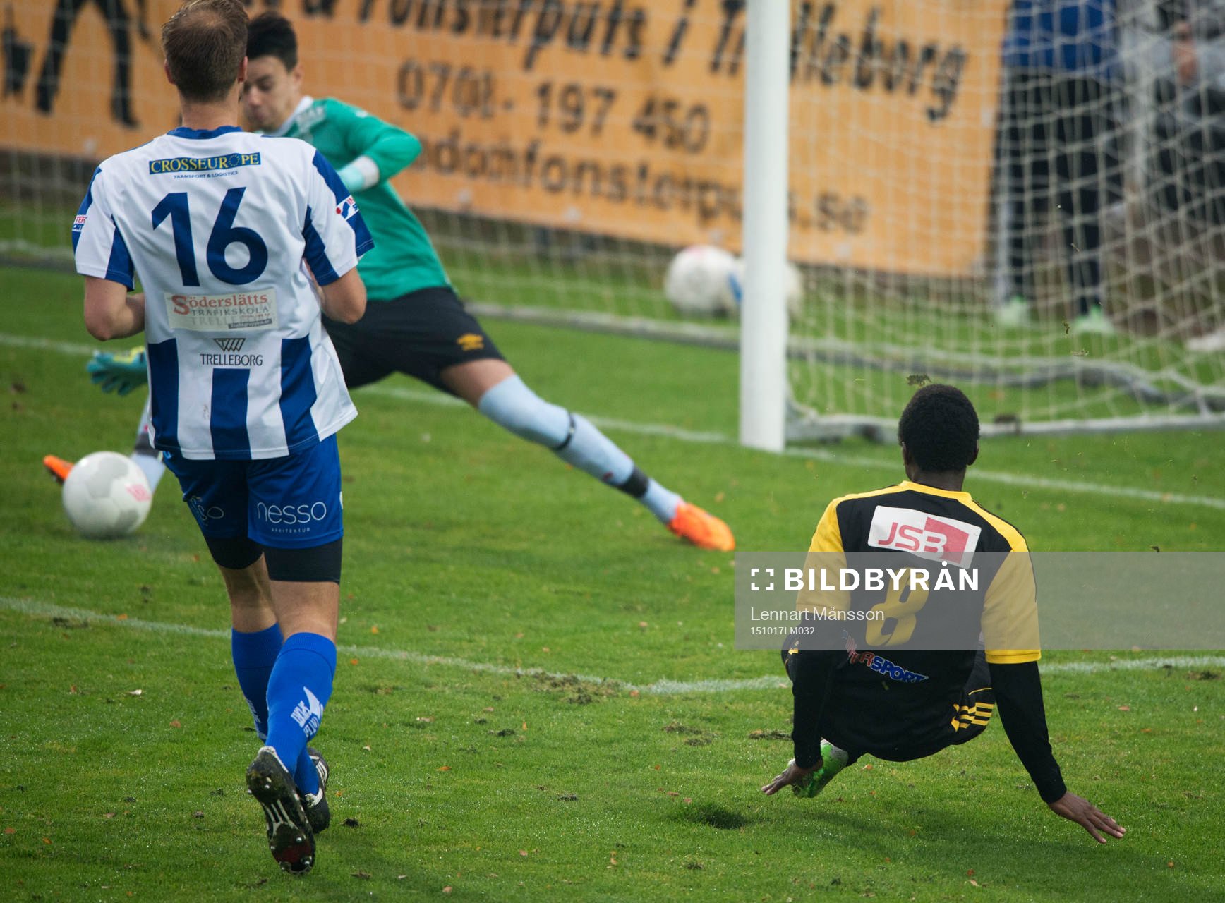 i kvalmatchen till division 2 mellan IFK Trelleborg och IFK