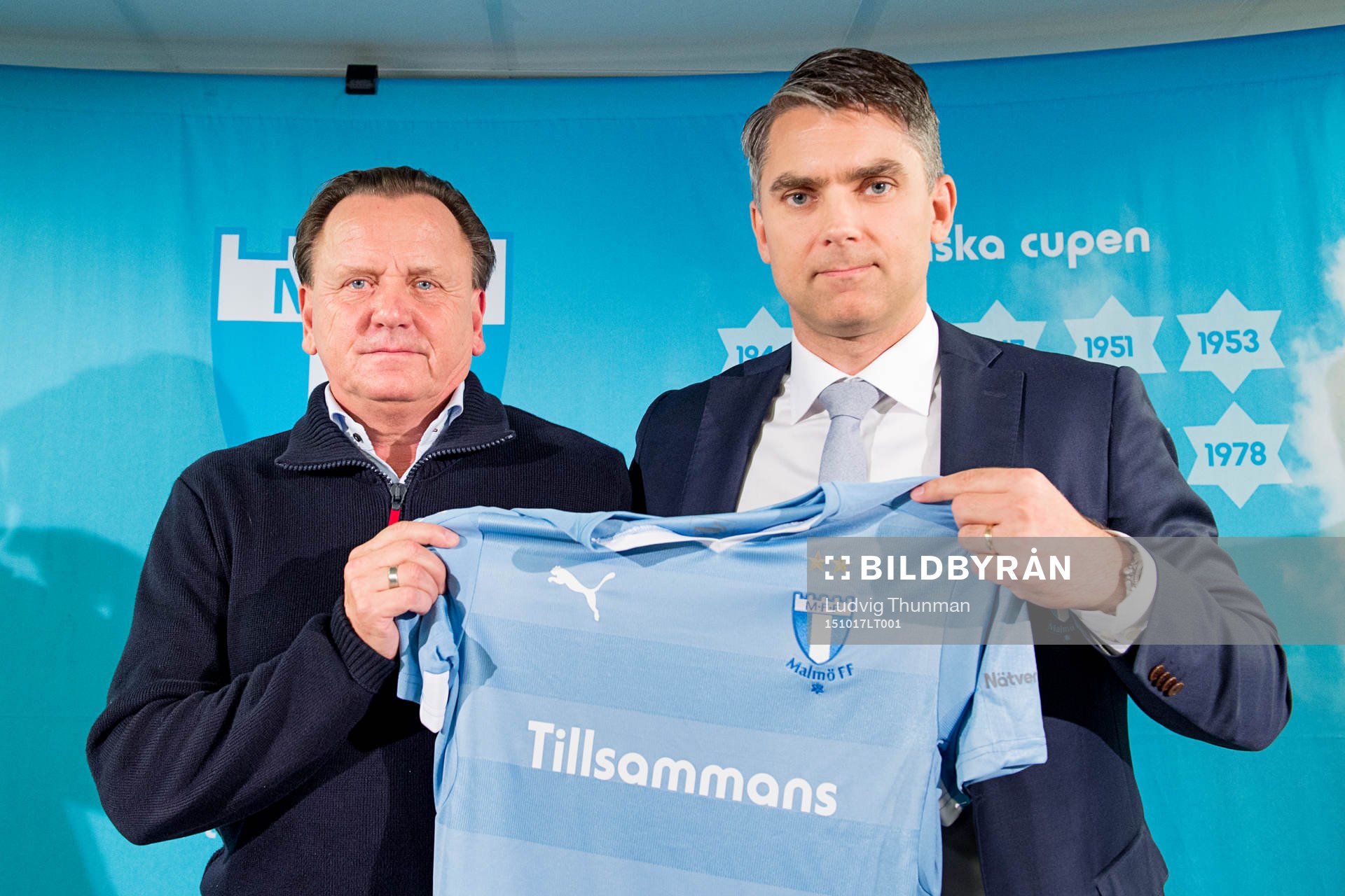 Rörläggarens VD Tommy Larsson och Malmö FFs VD Niclas