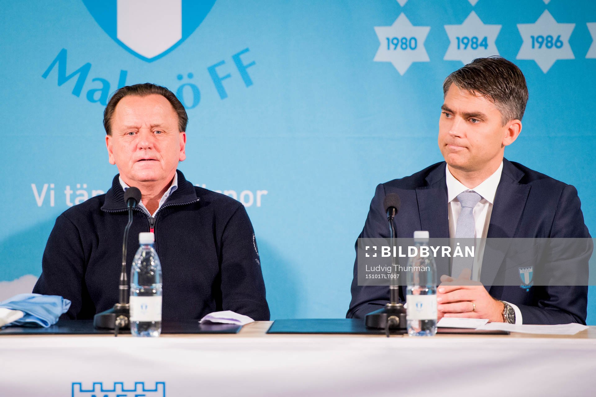 Rörläggarens VD Tommy Larsson och Malmö FFs VD Niclas