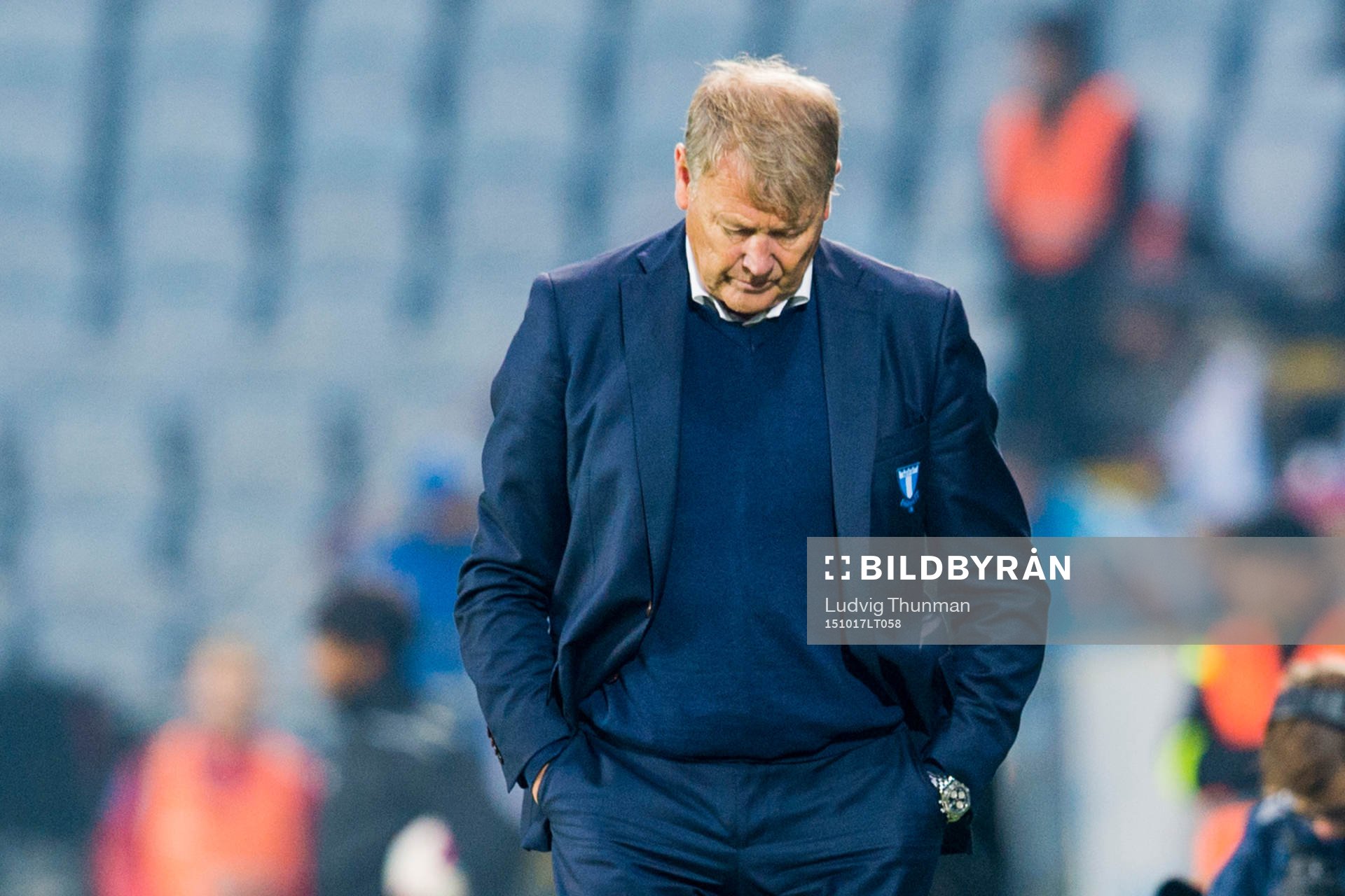 Malmös tränare Åge Hareide deppar
