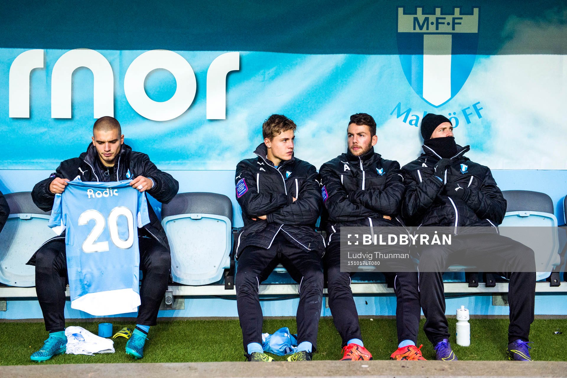 Malmös Vladimir Rodic, Franz Brorsson, Erdal Rakip och Jo