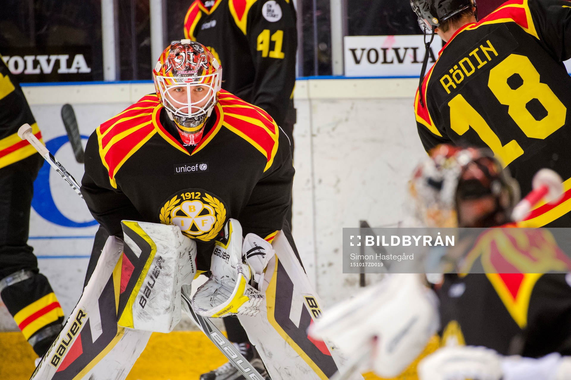 Brynäs målvakt Felix Sandström
