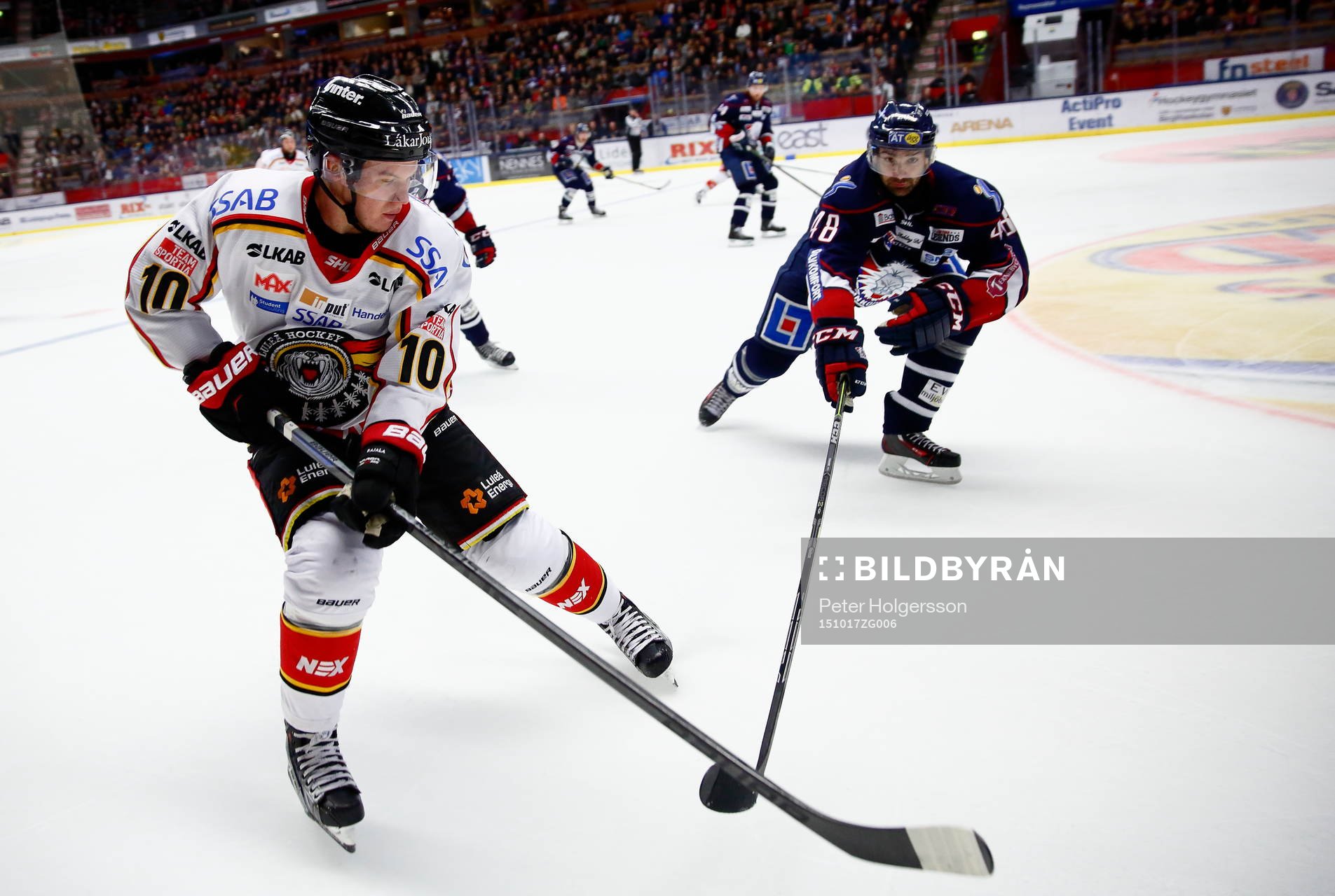 Luleås Toni Rajala och Linköpings Daniel Rahimi