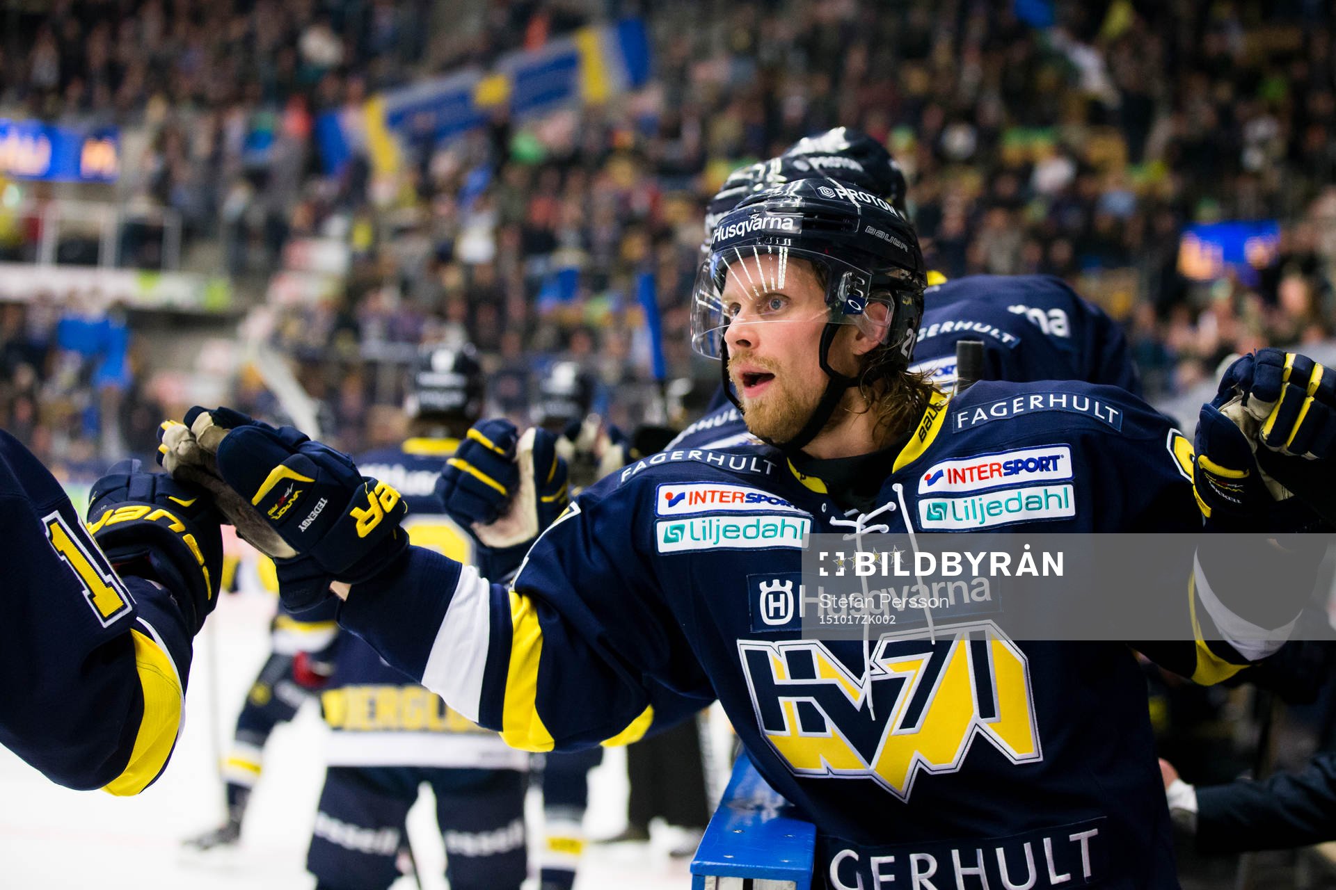 s Mattias Tedenby jublar