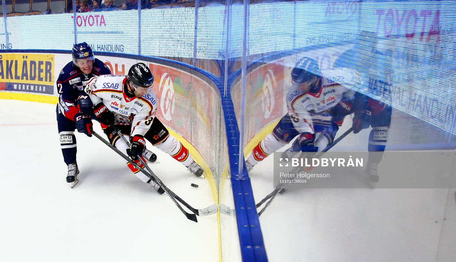 Linköpings Carl Dahlström och Luleås Jonathan Granström