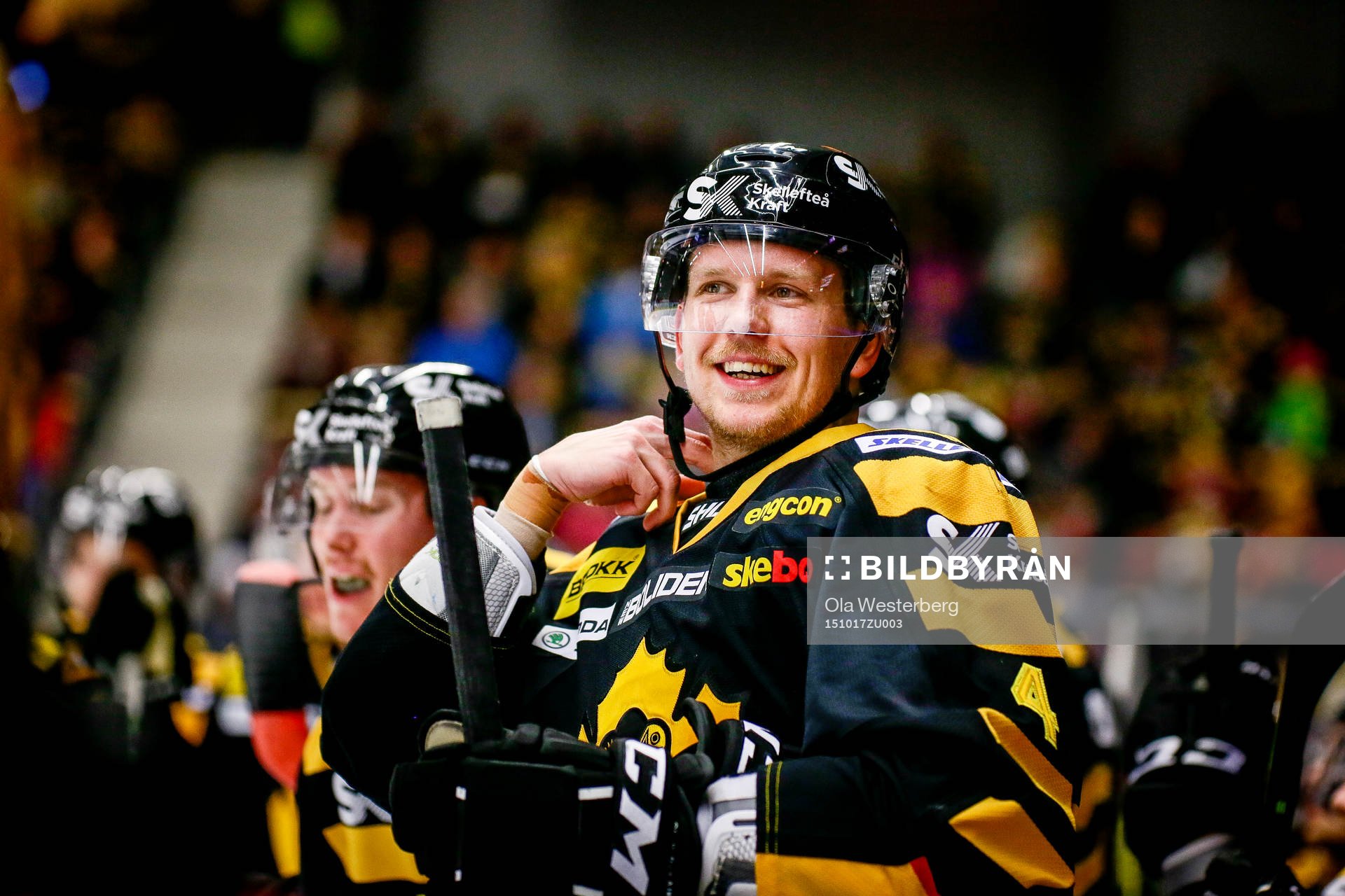 Skellefteås Tim Heed jublar