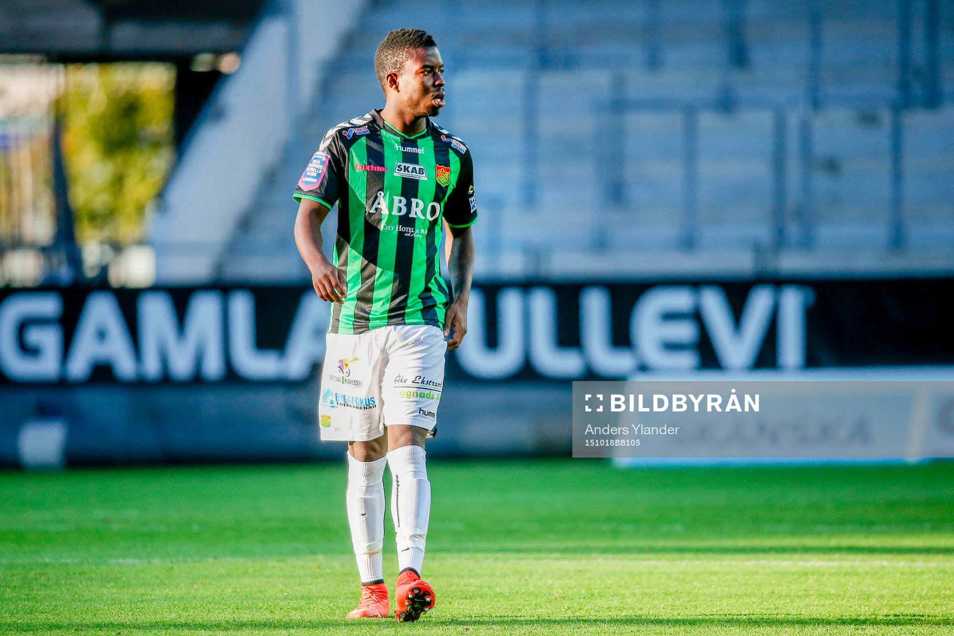 under fotbollsmatchen i Superettan mellan GAIS och