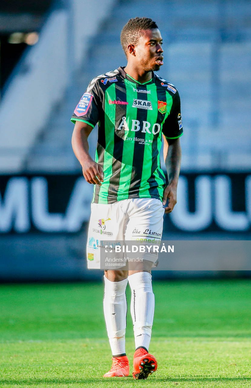 under fotbollsmatchen i Superettan mellan GAIS och