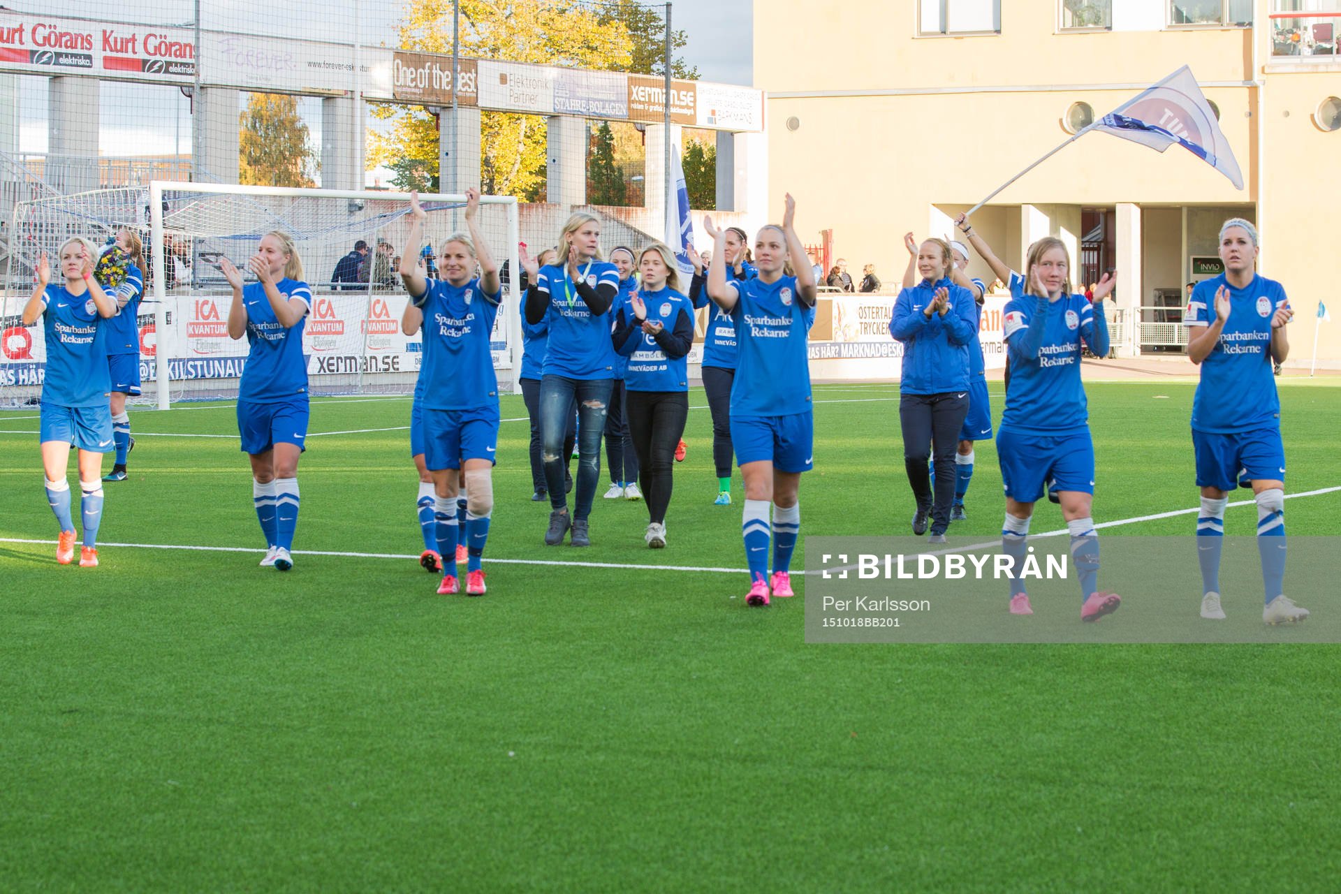 Eskilstuna Uniteds tackar publiken