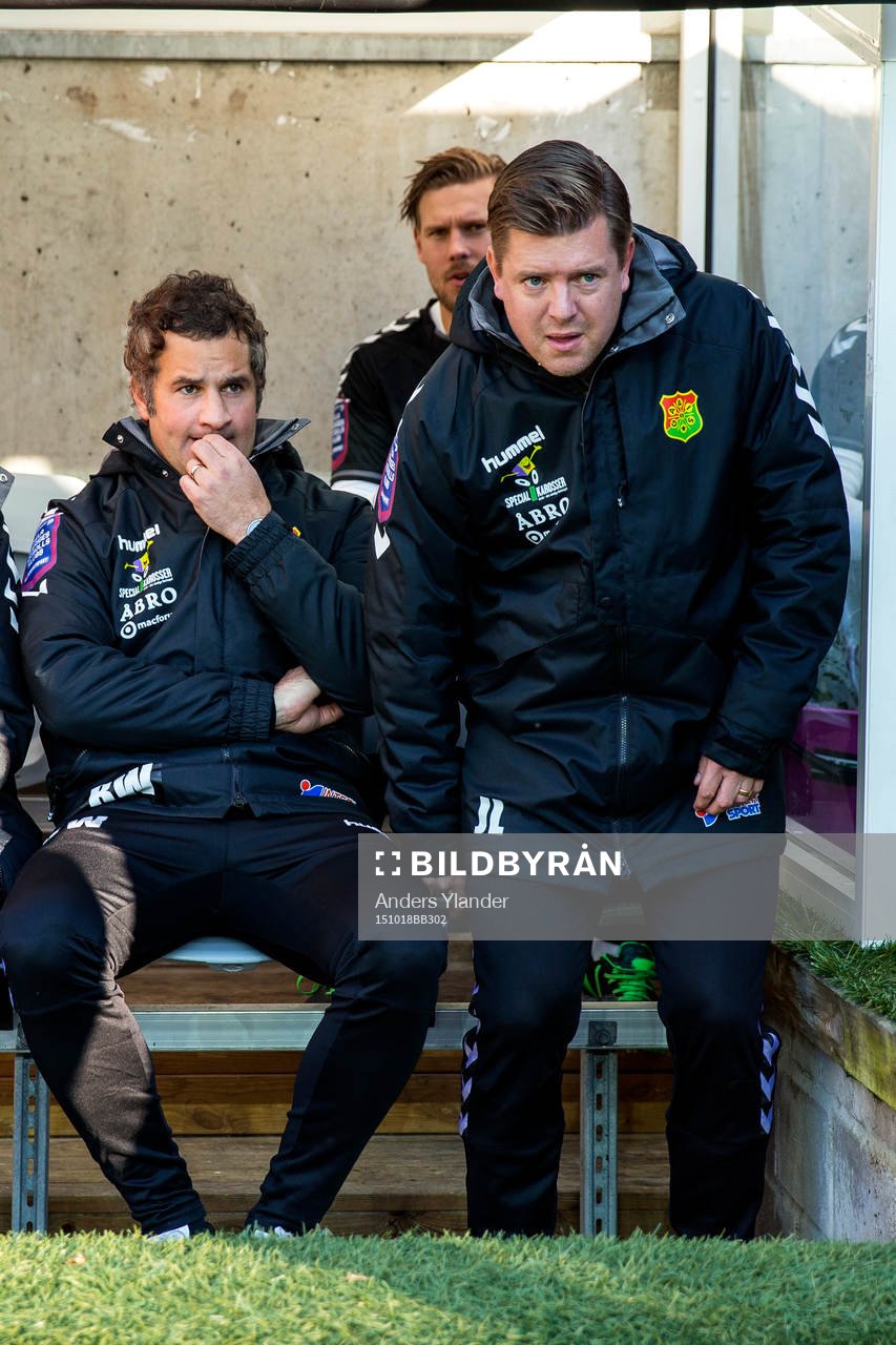 GAIS tränarduo Benjaminn Westman och Jesper Ljung