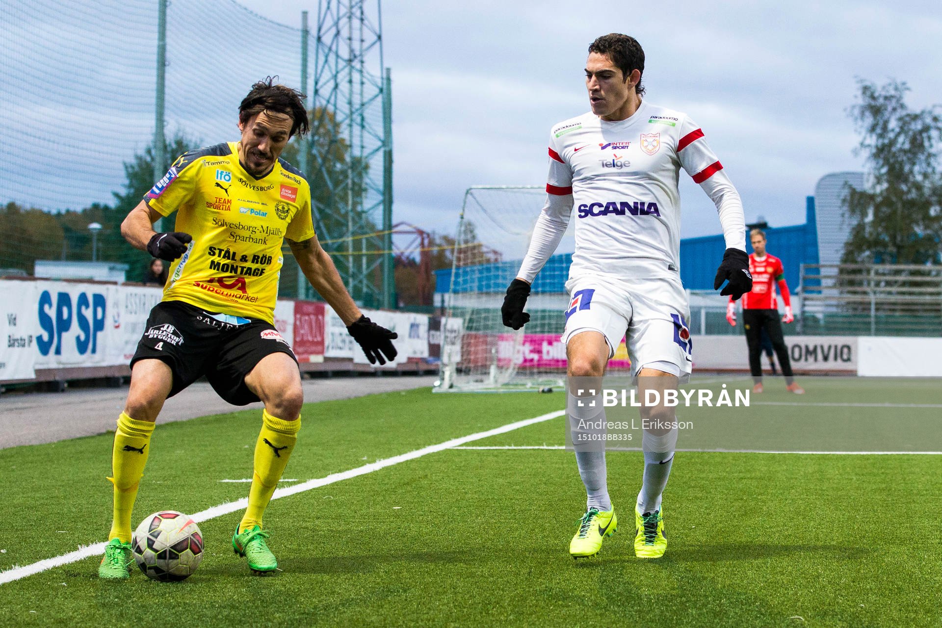 Mjällbys Daniel Ivanovski och Assyriskas Gustavo Ezequiel