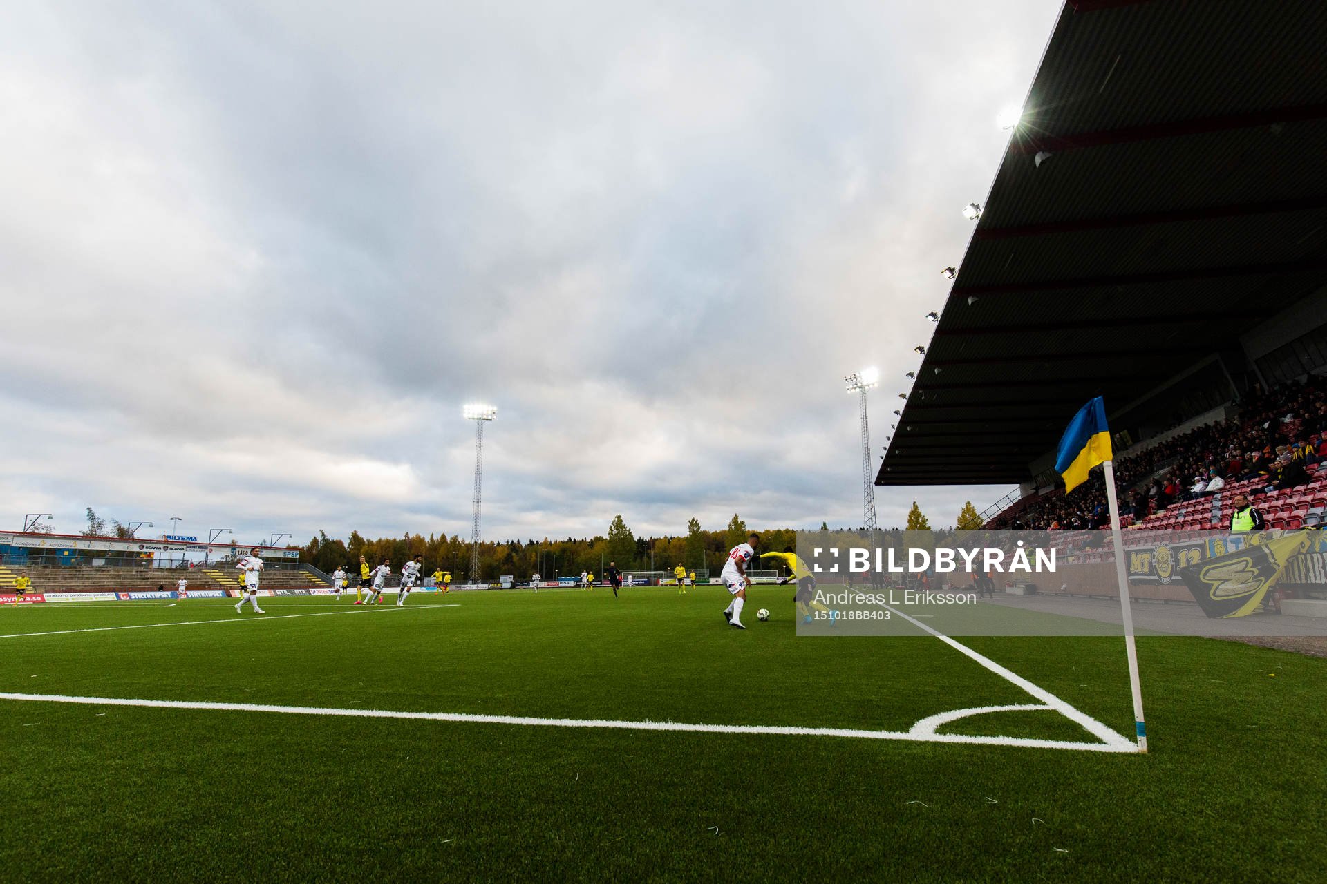Generell vy över Södertälje Arena