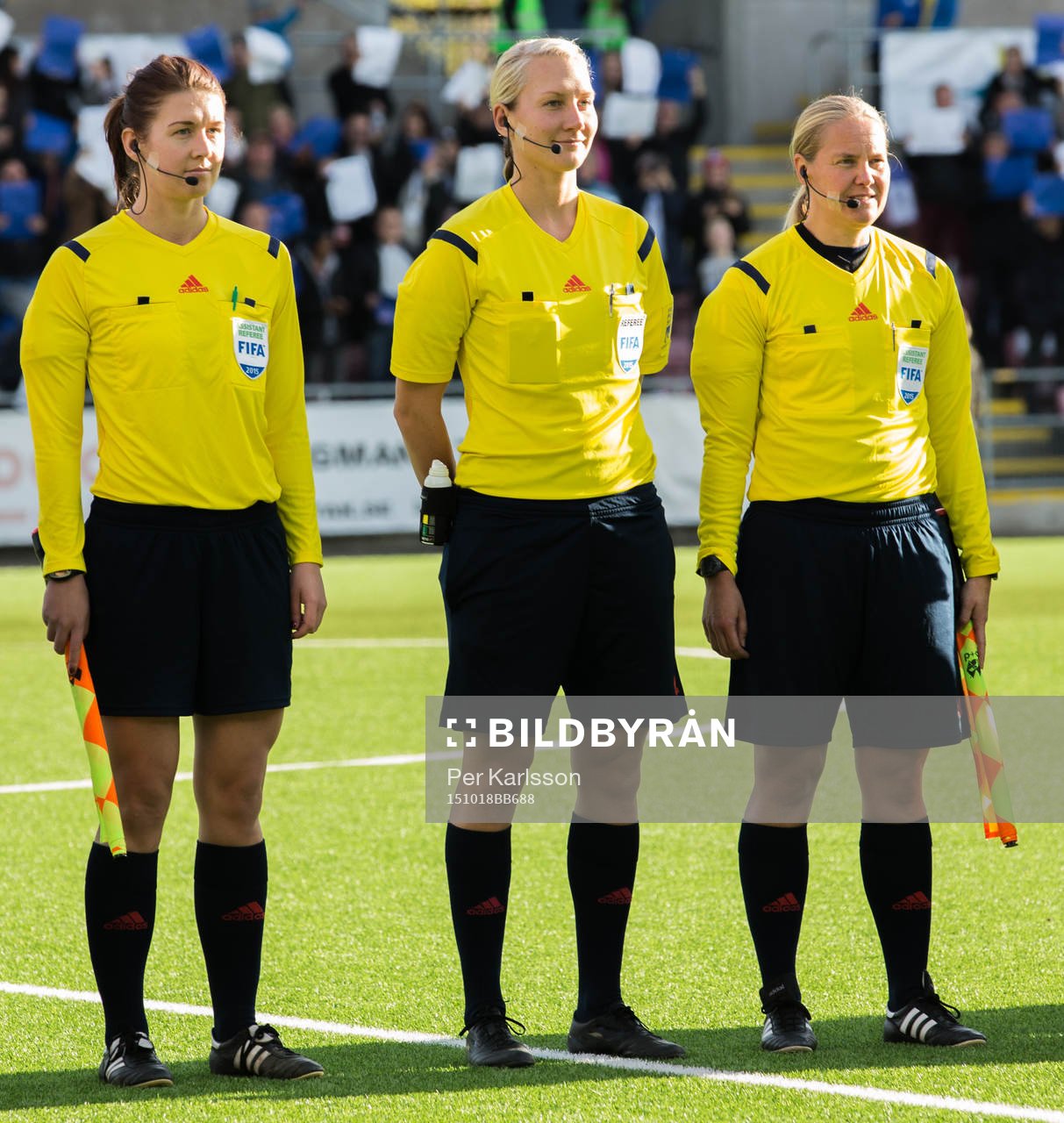 Domar trojkan, huvuddomare Tess Olofsson, Ass. domare
