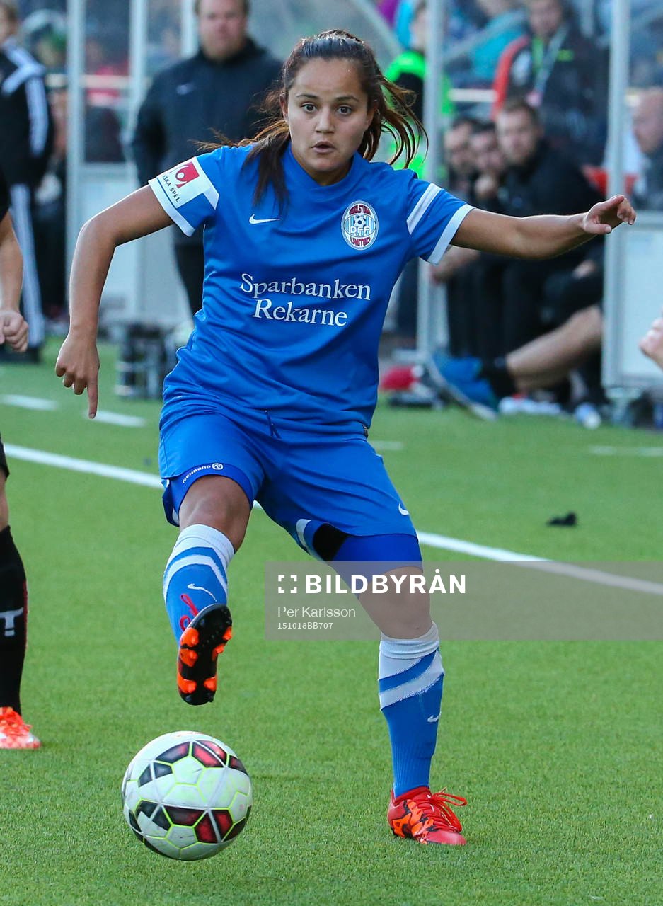 Eskilstuna Uniteds Malin Diaz