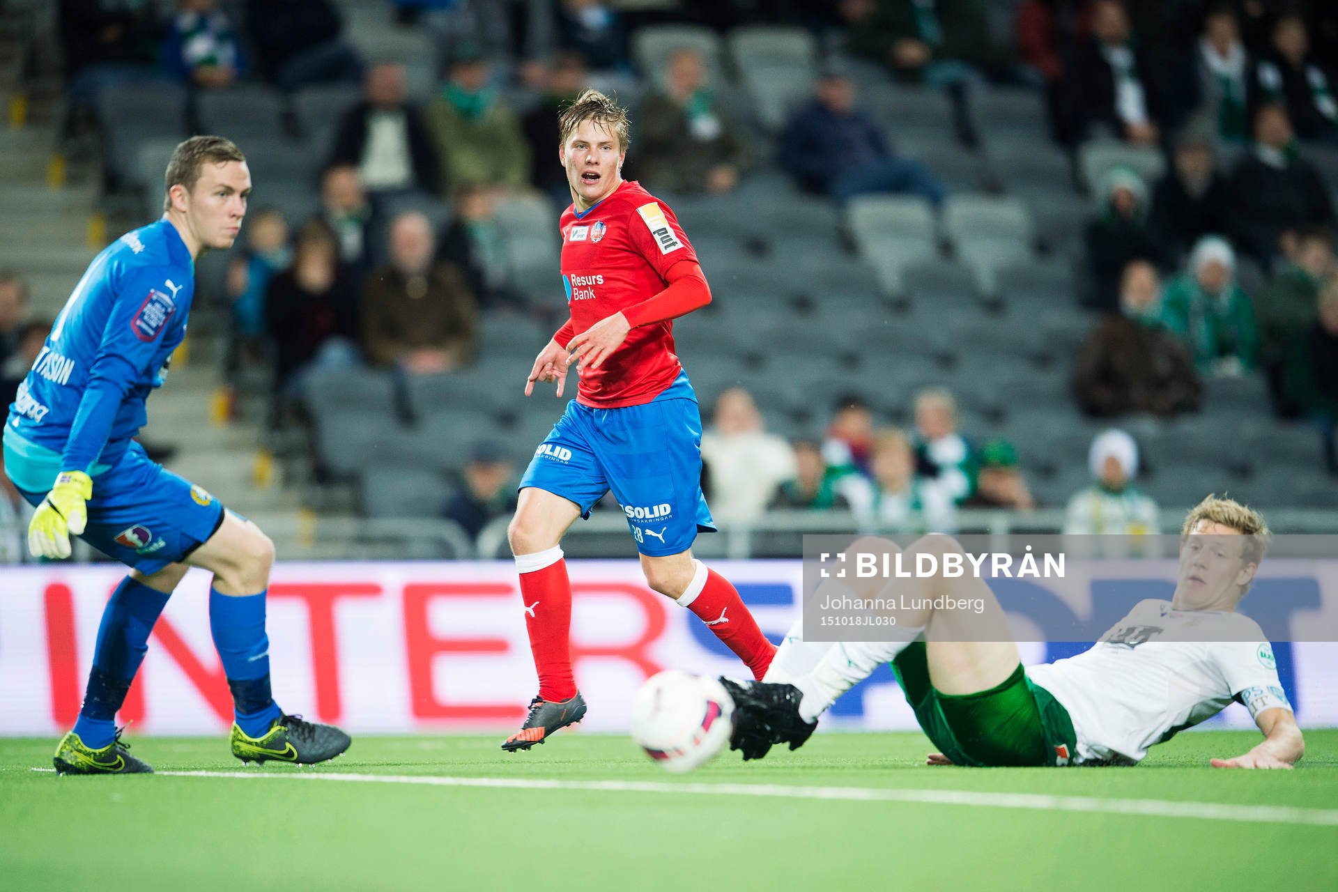 Hammarbys Ögmundur Kristinsson och Lars Saetra mot