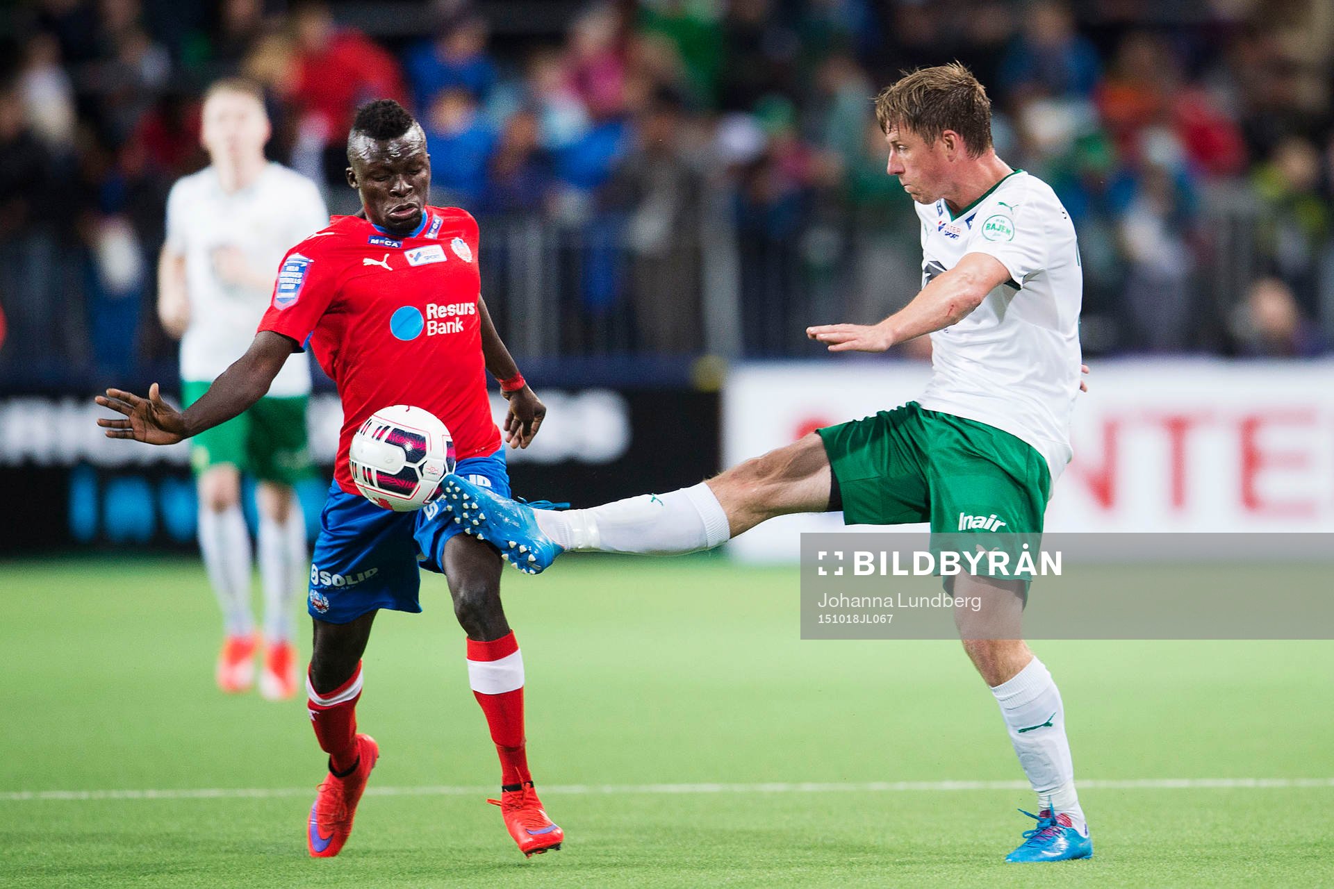 Helsingborgs Lalawélé Atakora och Hammarbys Philip Haglund