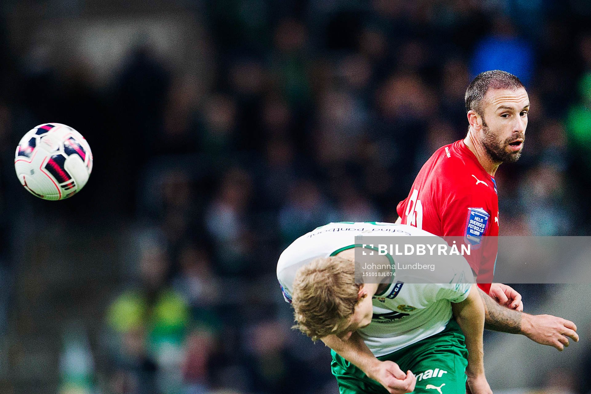 Helsingborgs Rade Prica och Hammarbys Lars Saetra