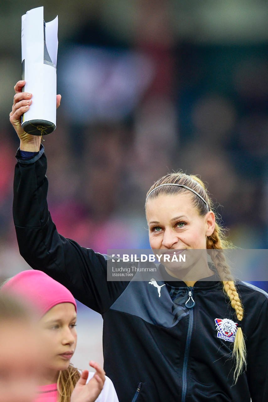 Linköpings Charlotte Rohlin uppmärksammas för sin sista