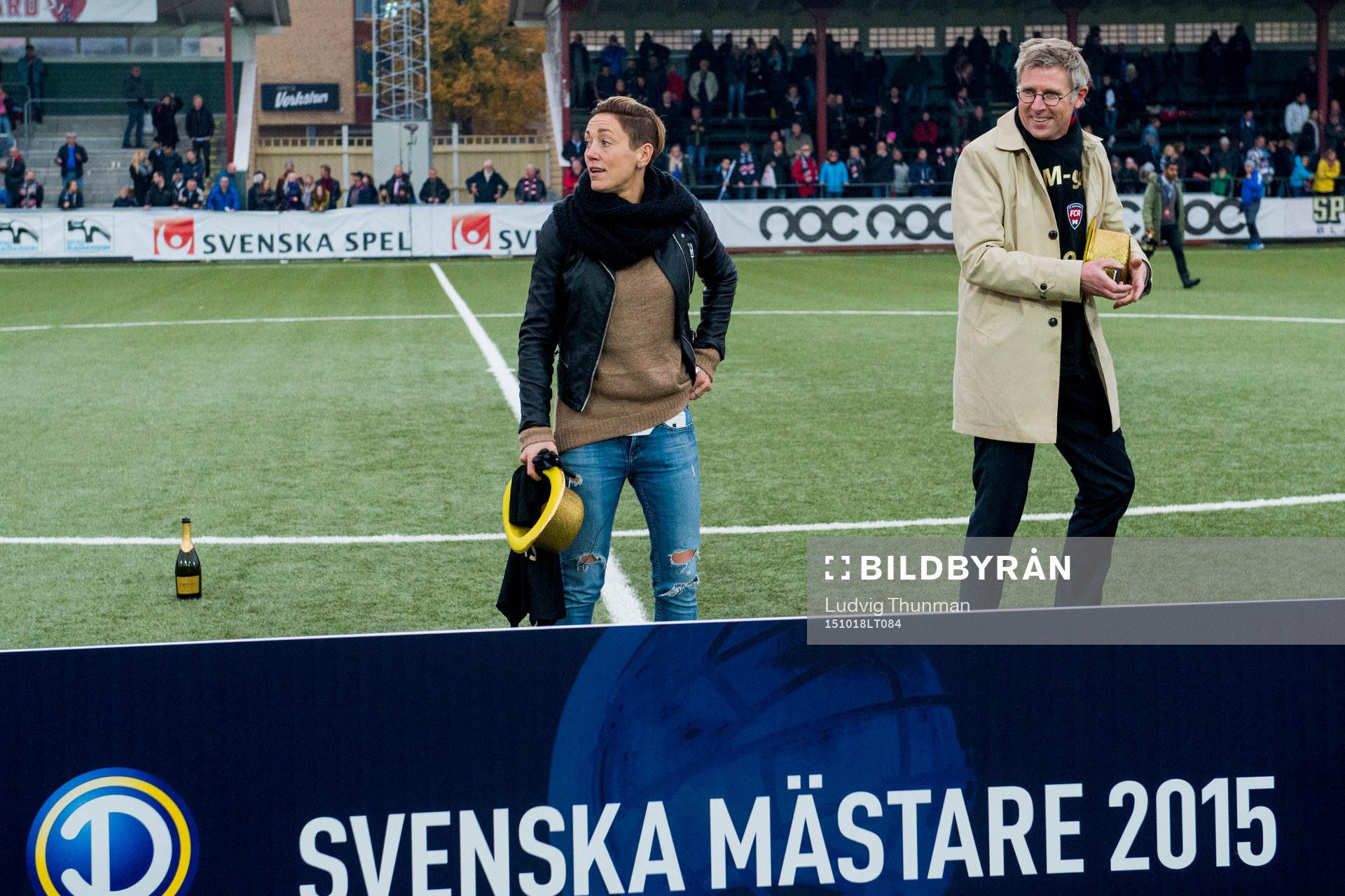 Rosengårds sportchef Therese Sjögran och vd Klas Tjebbes