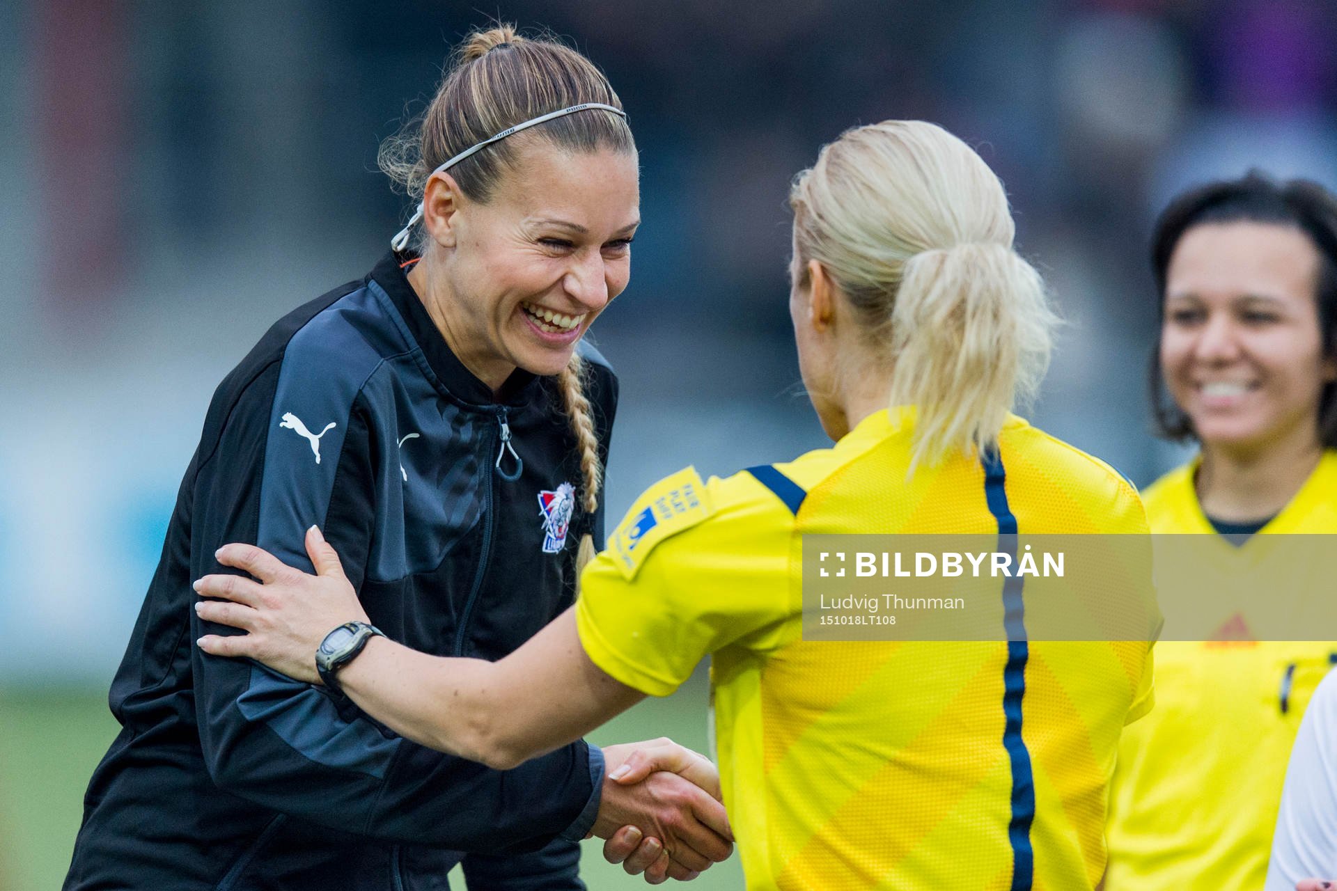 Linköpings Charlotte Rohlin får Elitfotboll Dams fair