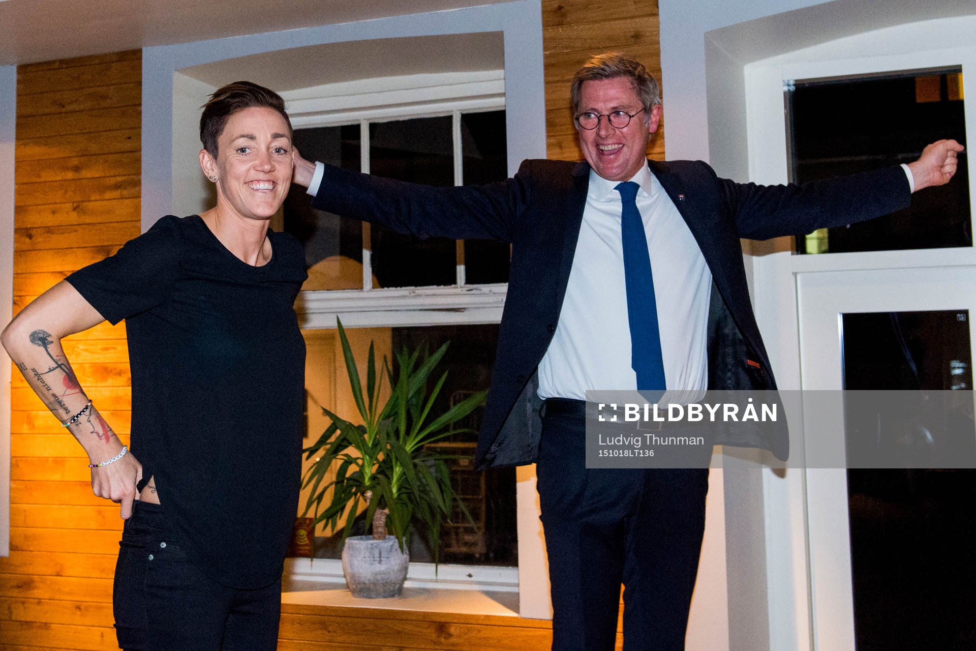 Rosengårds sportchef Therese Sjögran och VD Klas Tjebbes