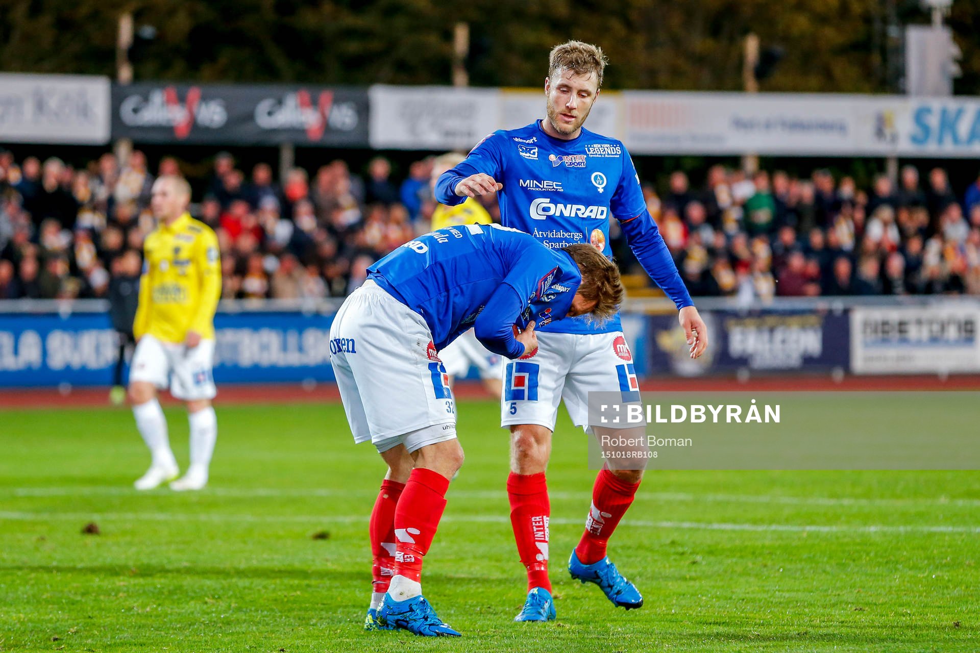 Åtvidabergs Daniel Hallingström och Allan Arenfeldt