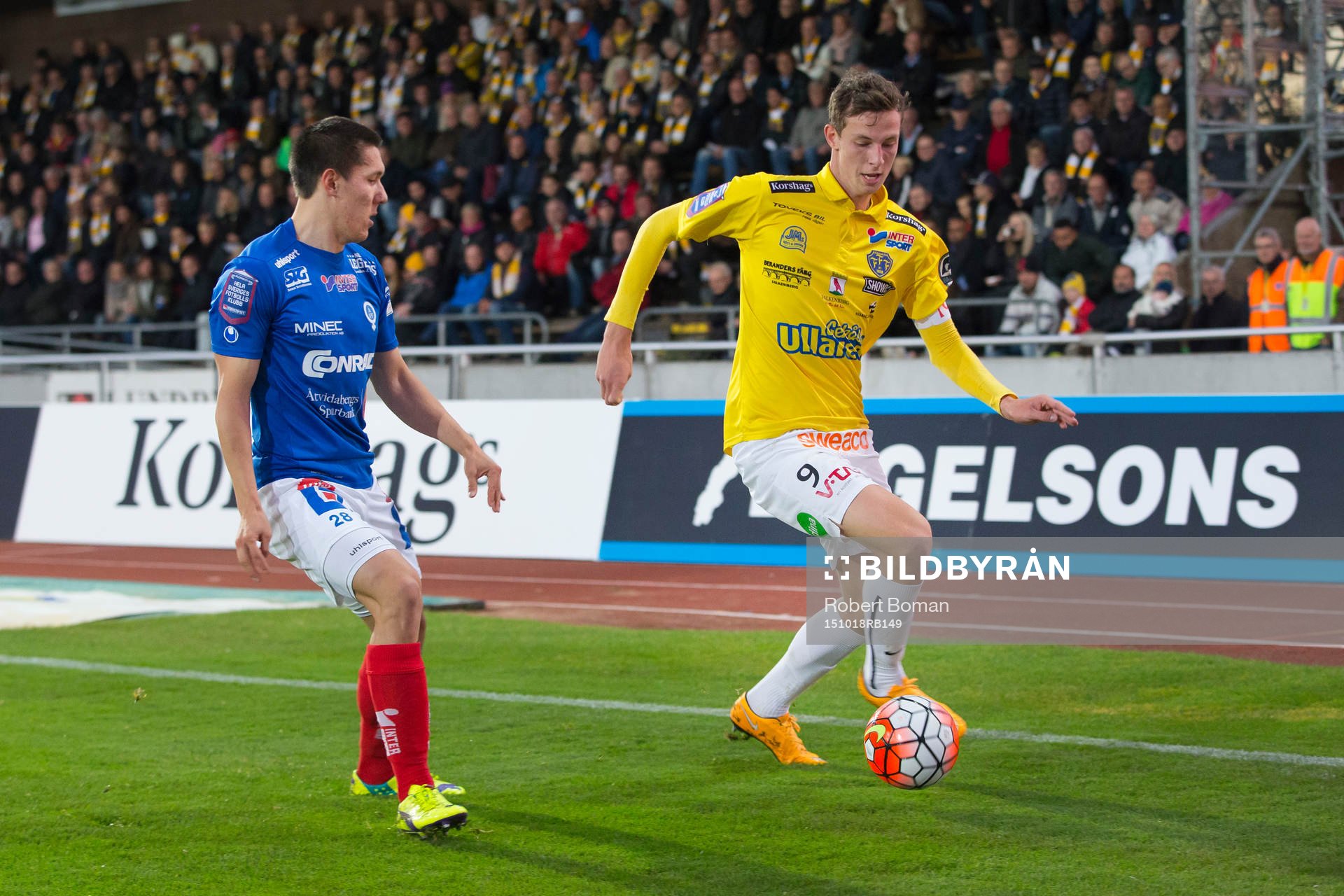 Åtvidabergs Sebastian Ramhorn och Falkenbergs Gustaf