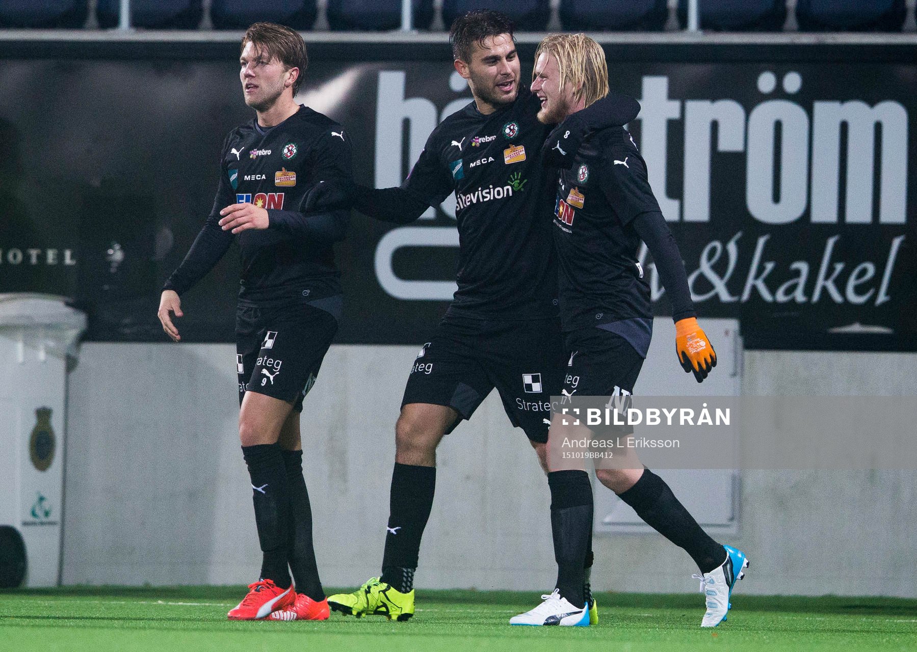 Örebros Martin Broberg, Astrit Ajdarevic och Karl Holmberg