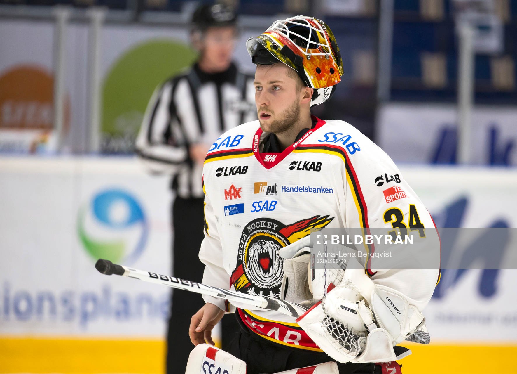 Luleås målvakt Joel Lassinantti deppar