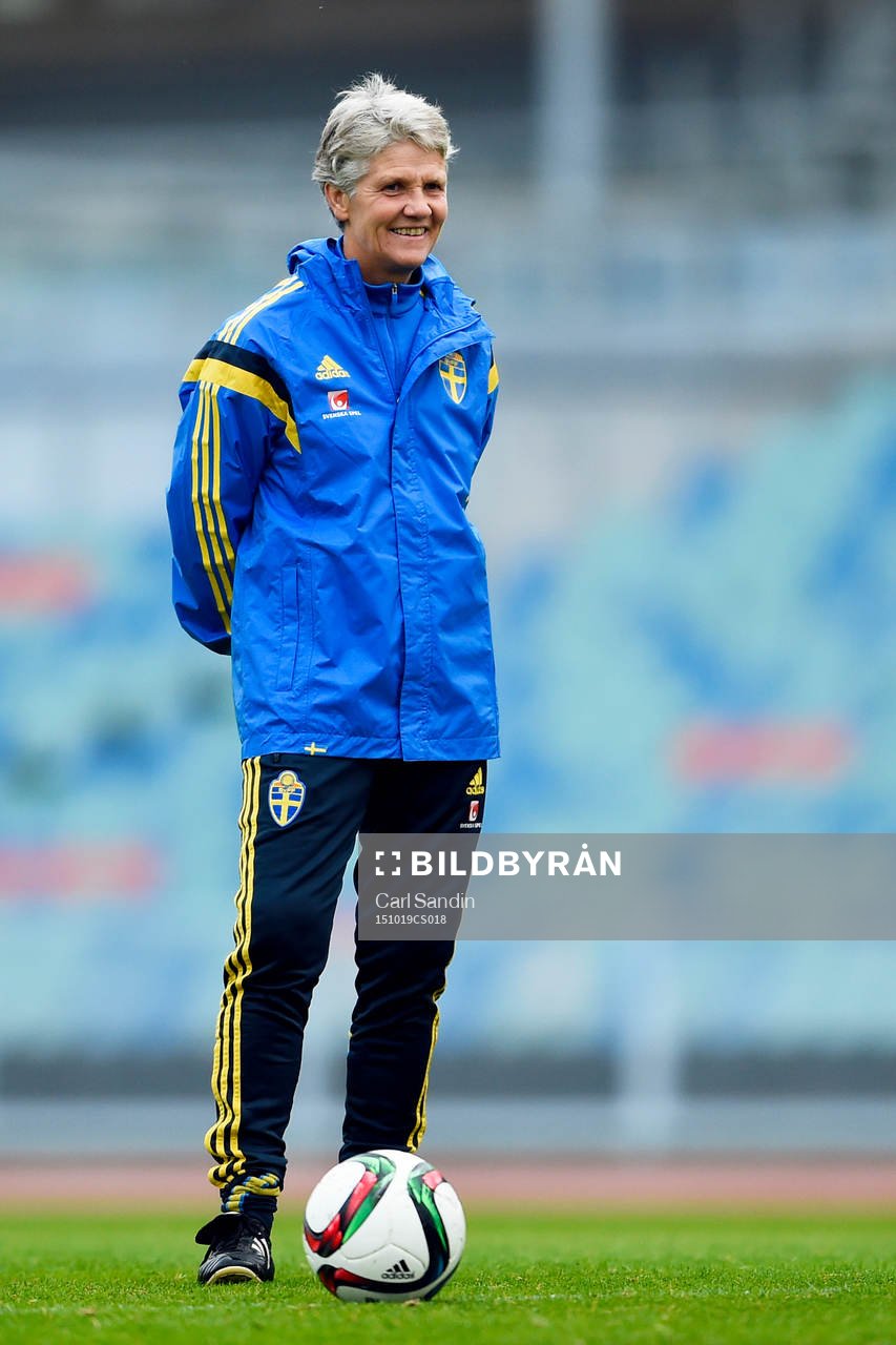Sveriges förbundskapten Pia Sundhage