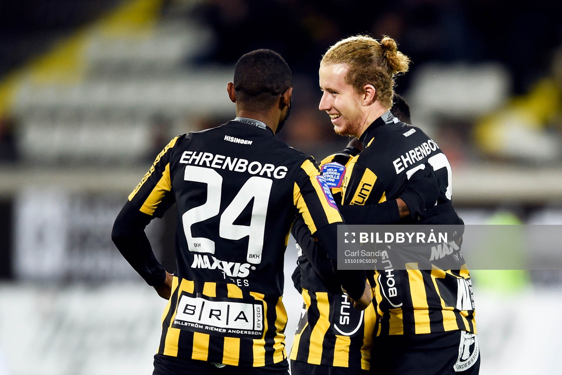 Häckens Samuel Gustafson jublar