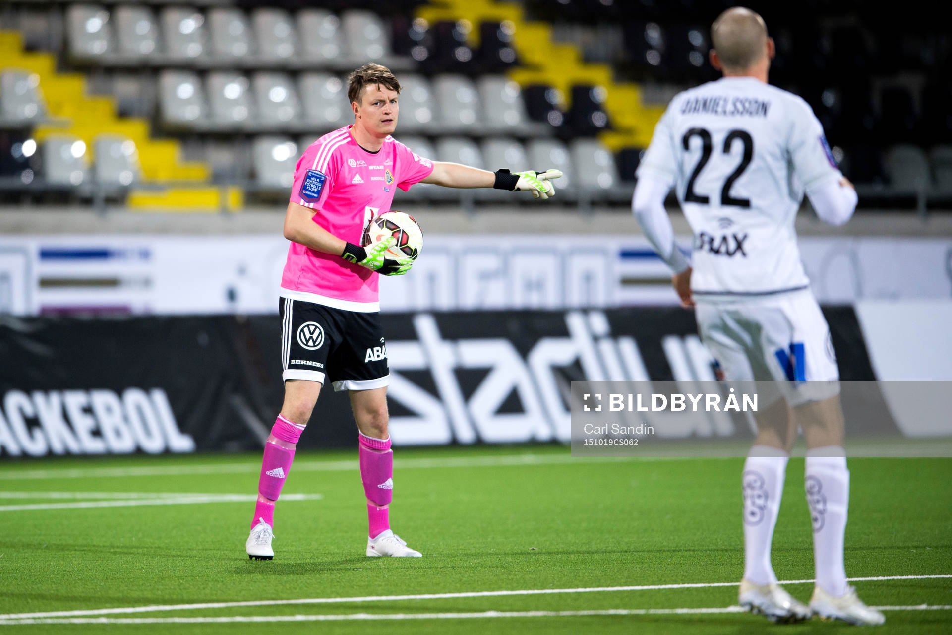 Sundsvalls målvakt Lloyd Saxton