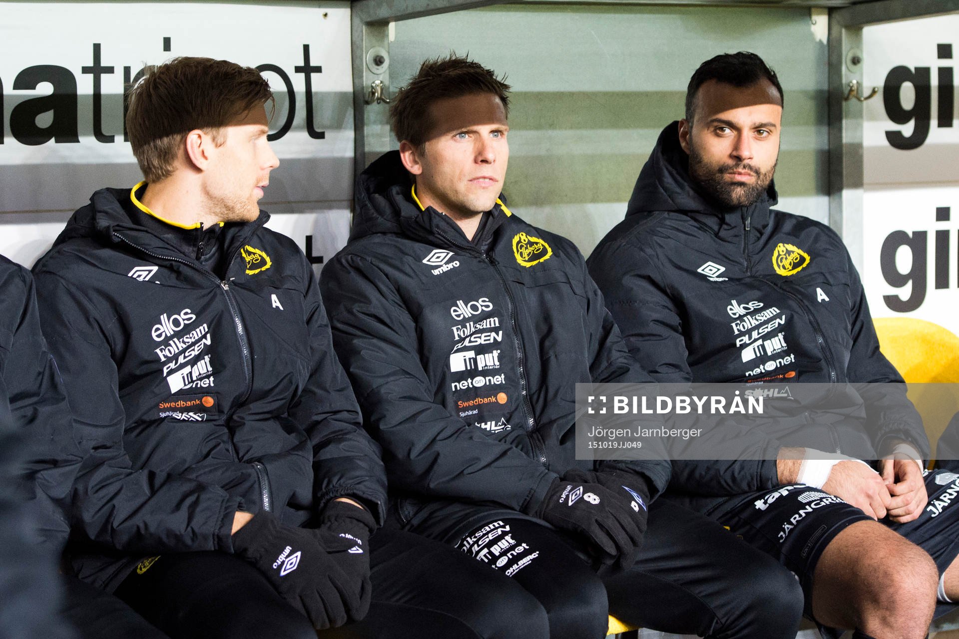 Elfsborgs Anders Svensson startade på bänken idag här