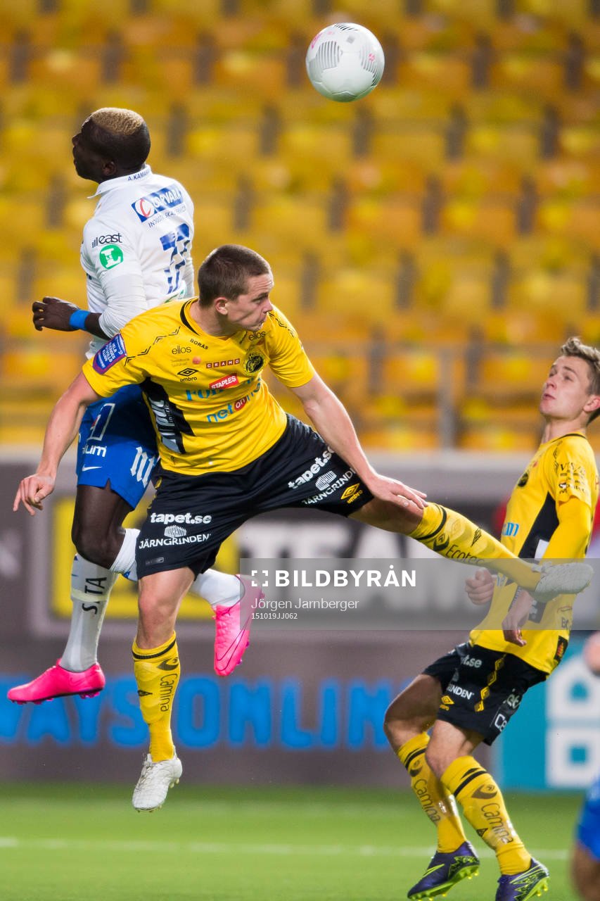 Elfsborgs Anton Lans och Norrköpings Alhaji Kamara