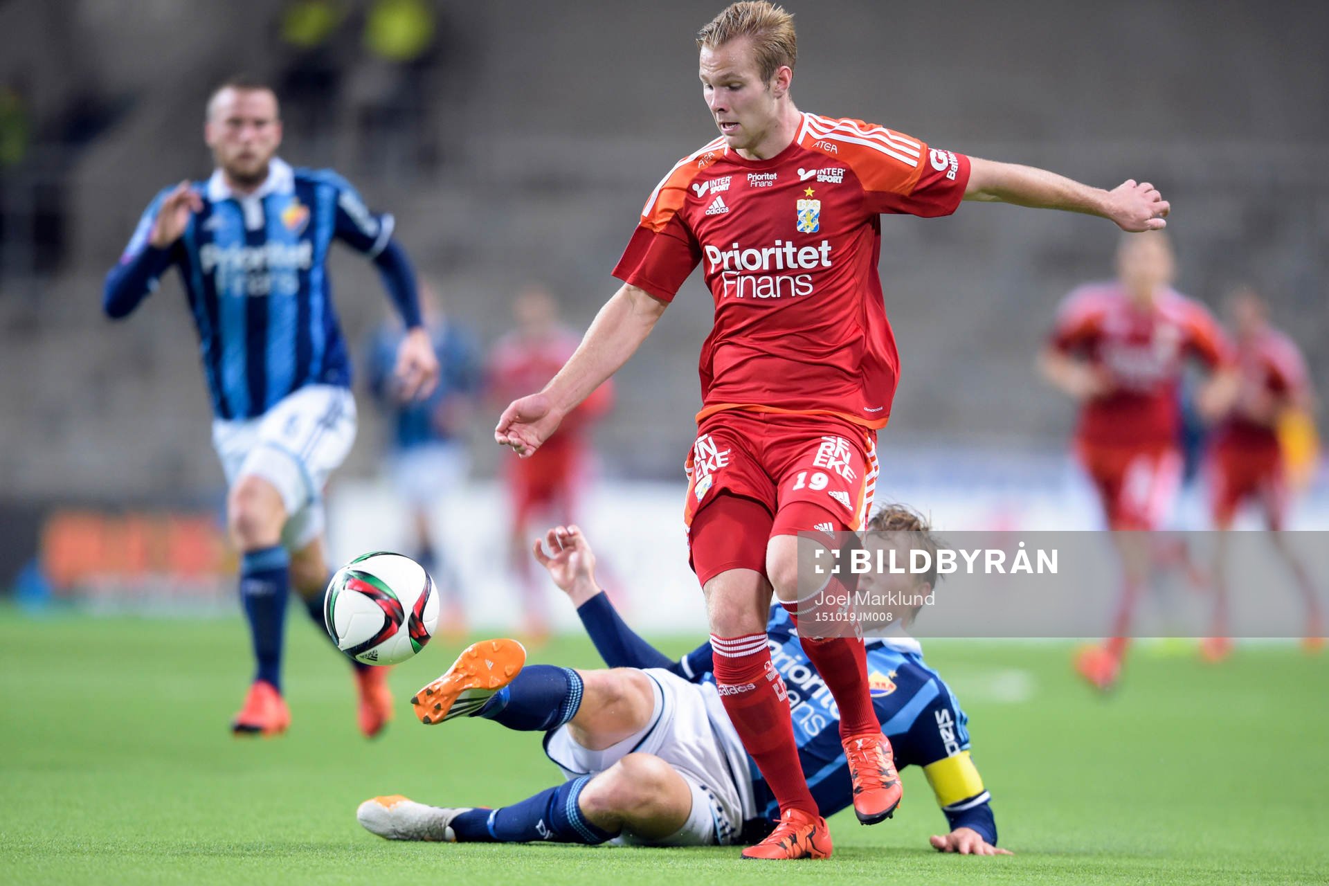 IFK Göteborgs Gustav Engvall och Djurgårdens Emil