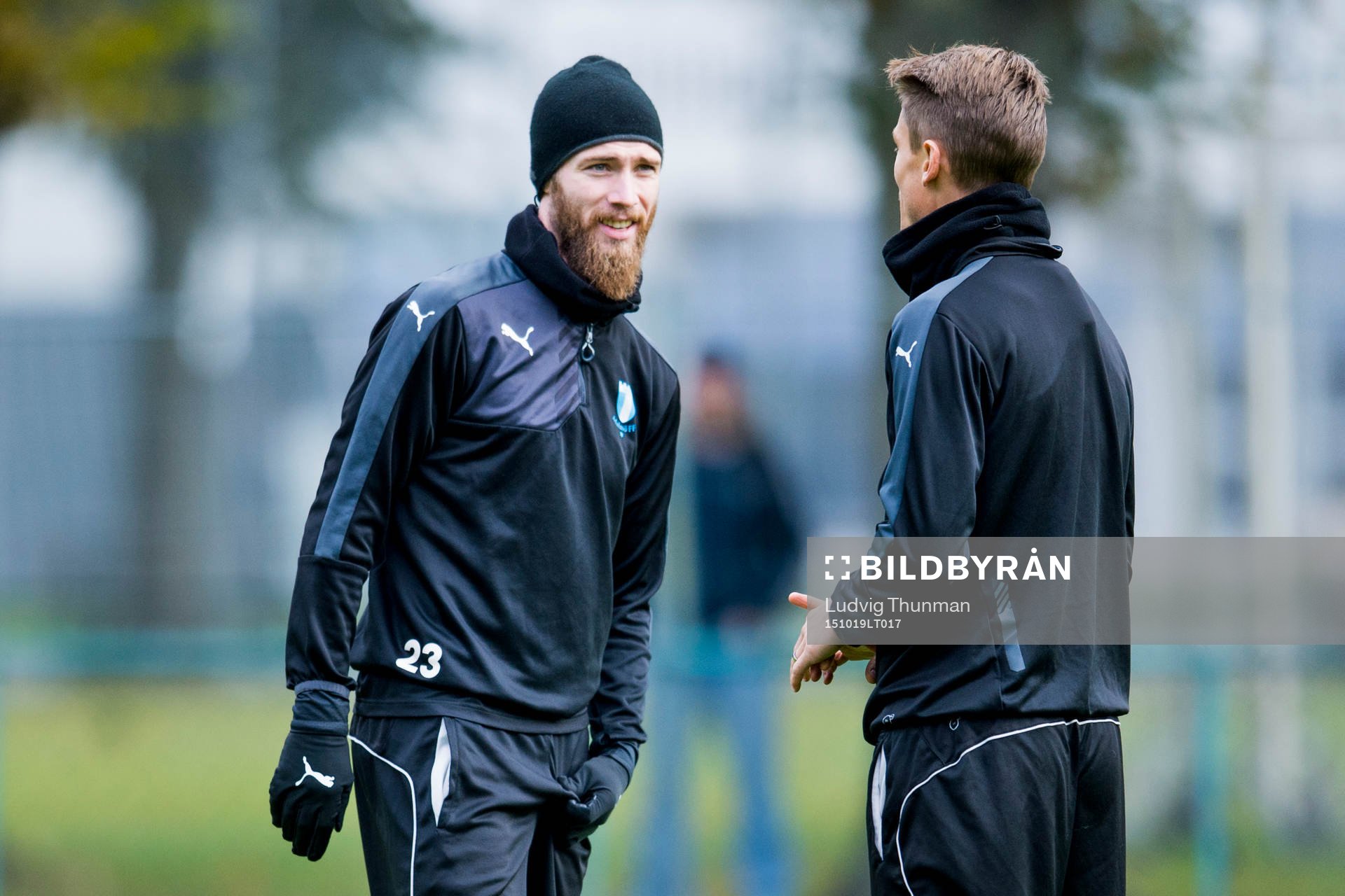 Malmös Jo Inge Berget och Markus Rosenberg i samtal