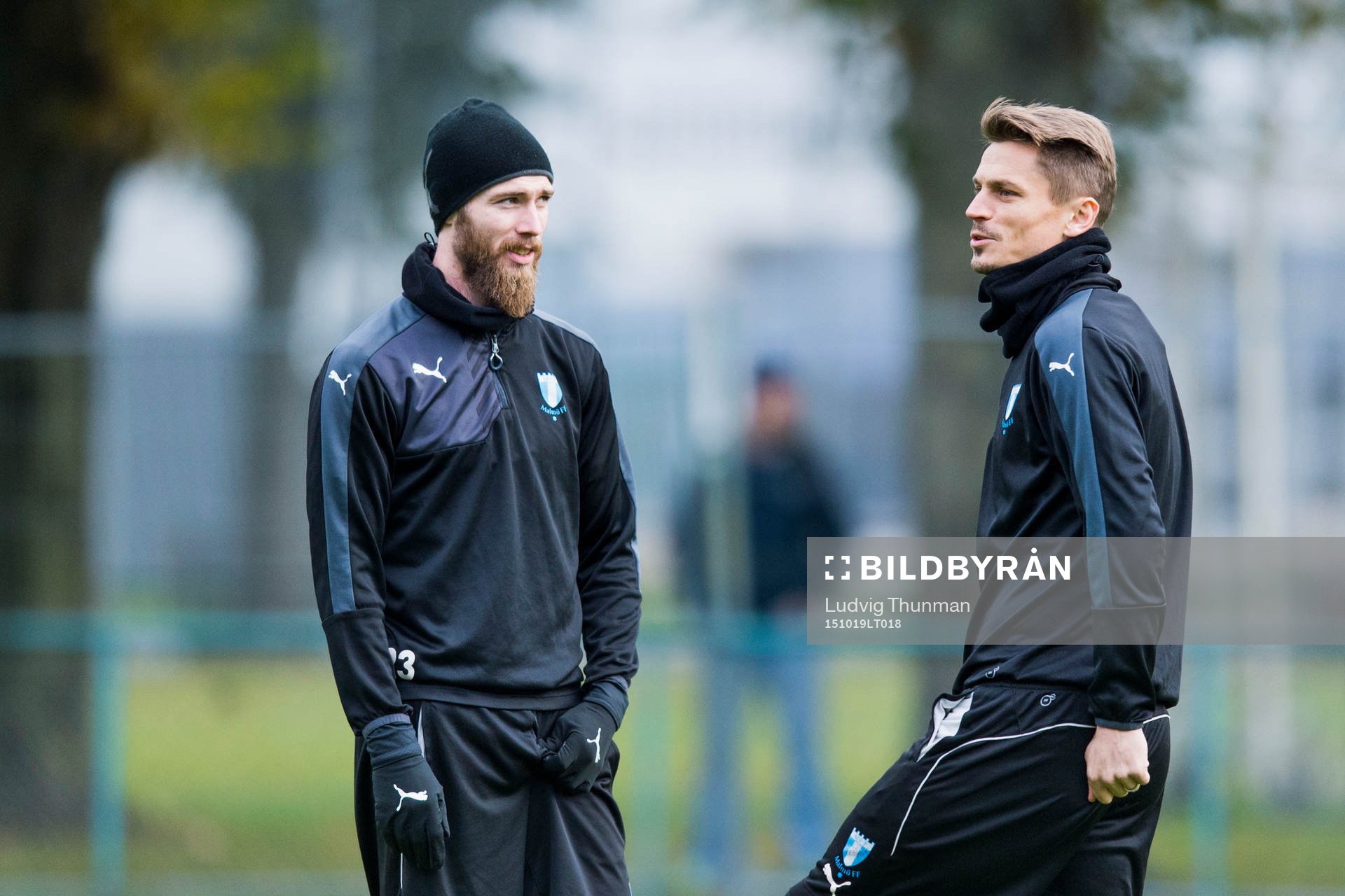 Malmös Jo Inge Berget och Markus Rosenberg i samtal