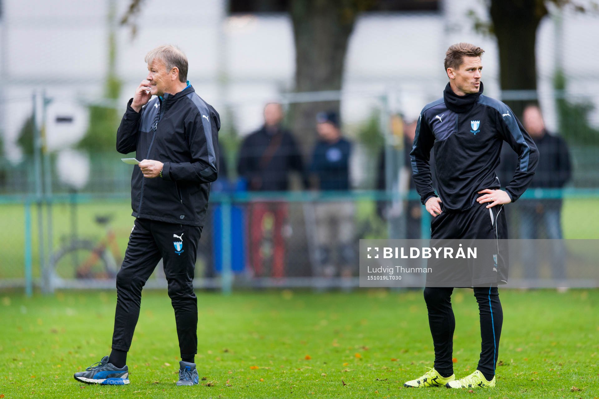 Malmös tränare Åge Hareide och Markus Rosenberg