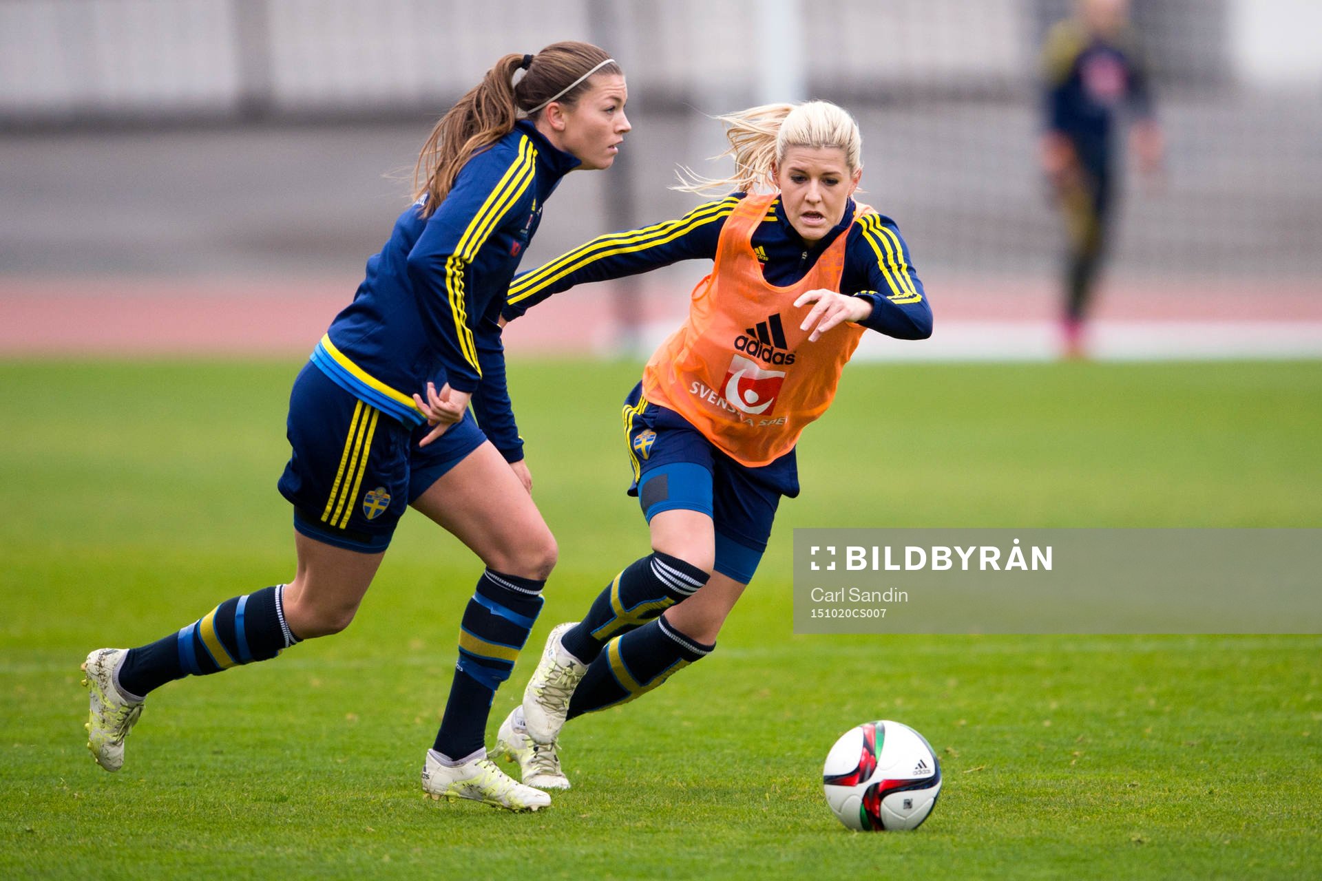 Sveriges Pauline Hammarlund och Olivia Schough