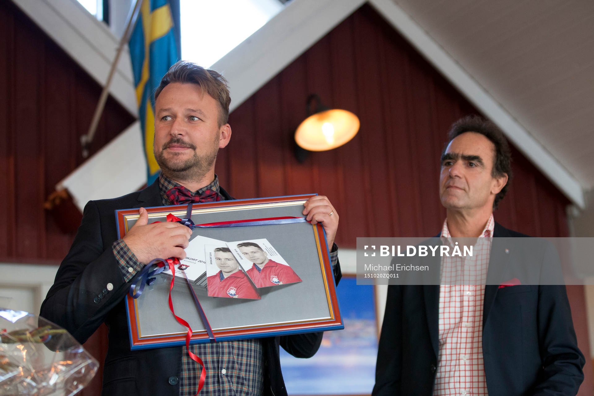 Örgrytes klubbdirektör Pierre Edström och ordförande